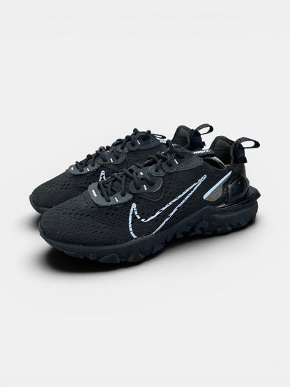 Nike React Vision Black Celestine Blue — buty sportowe męskie w bardzo dobrym stanie rozmiar 42, widok z boku