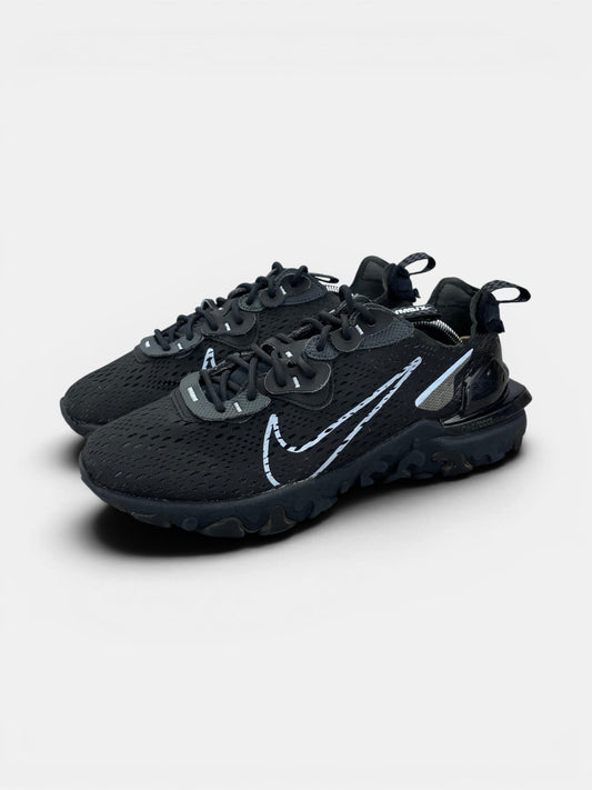 Nike React Vision Black Celestine Blue — buty sportowe męskie w bardzo dobrym stanie rozmiar 42, widok z boku