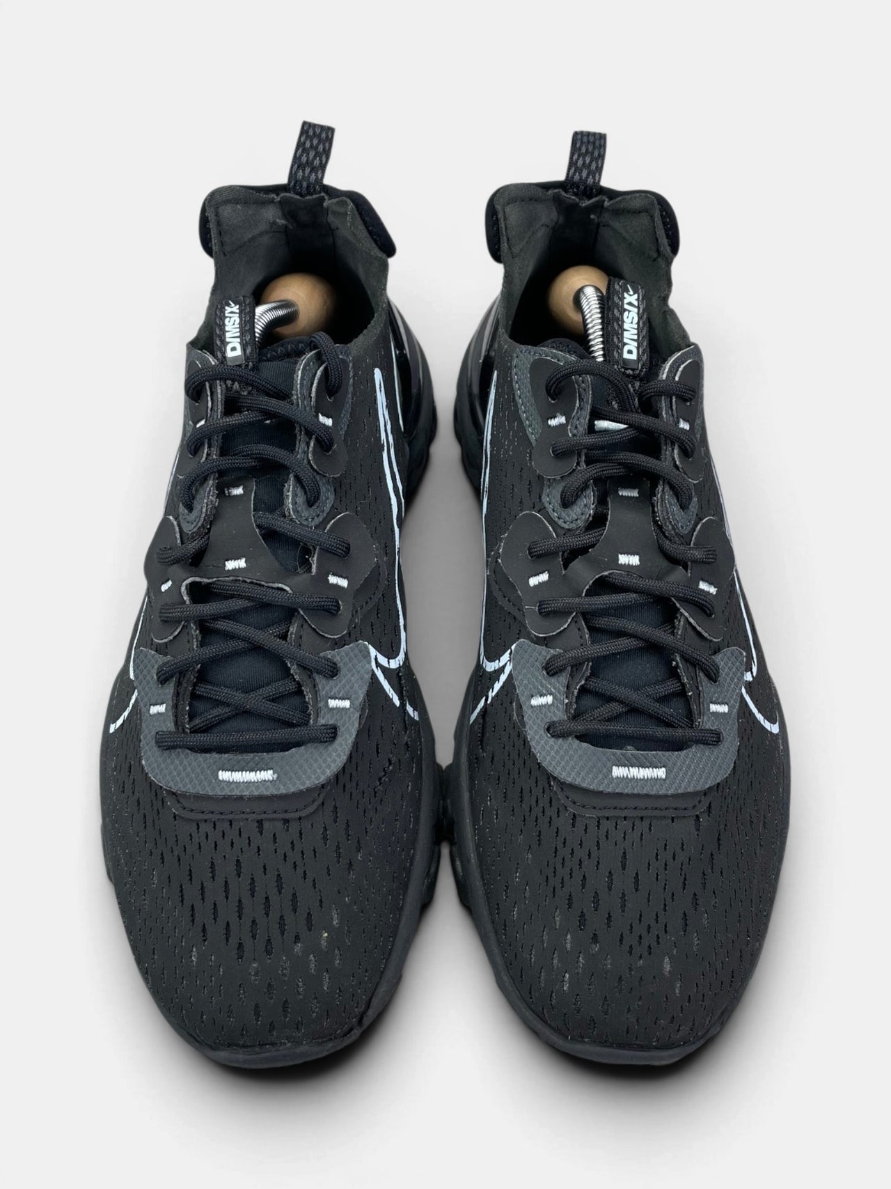 Nike React Vision Black Celestine Blue — buty sportowe męskie w bardzo dobrym stanie rozmiar 42, widok z góry