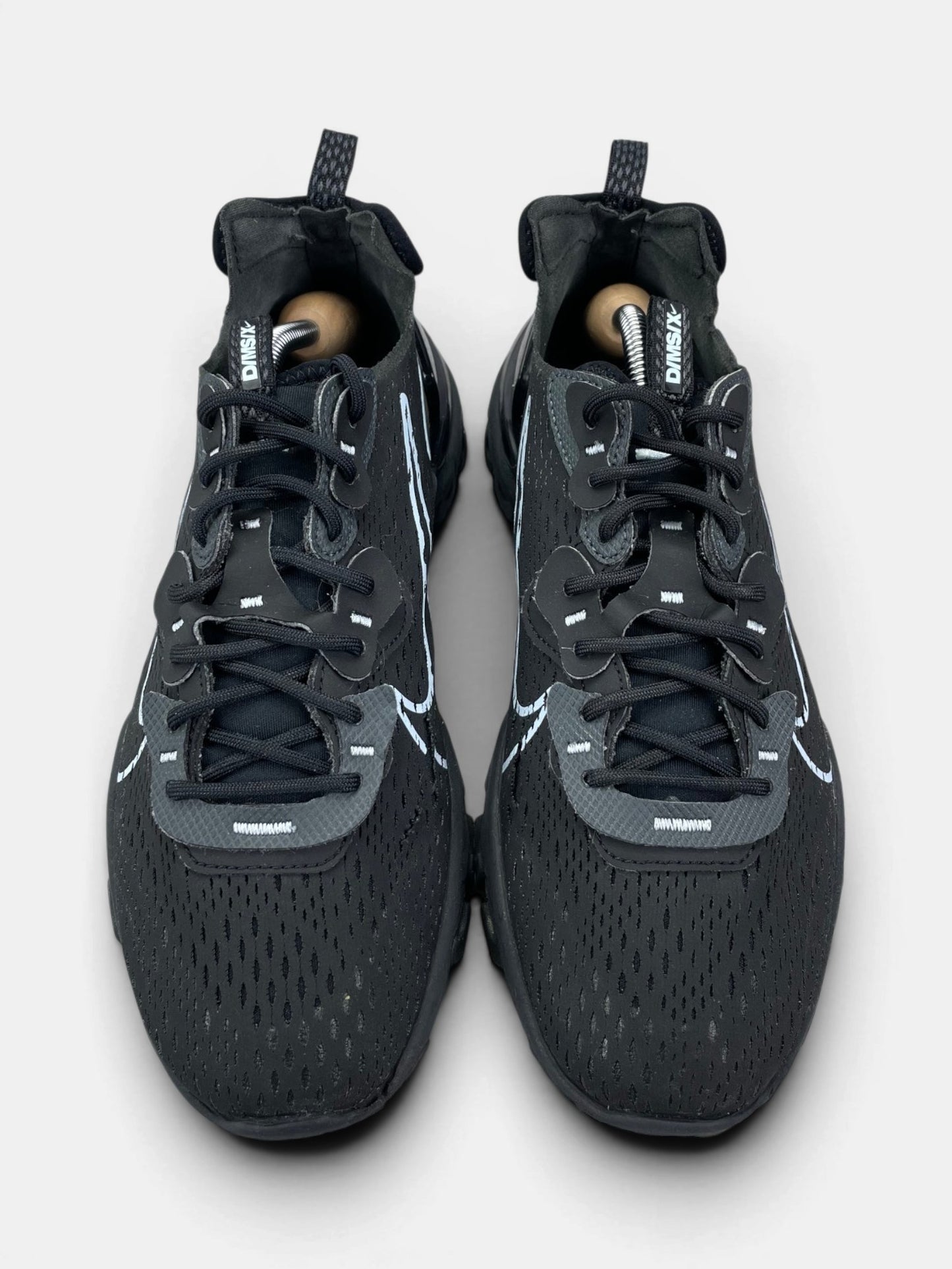 Nike React Vision Black Celestine Blue — buty sportowe męskie w bardzo dobrym stanie rozmiar 42, widok z góry