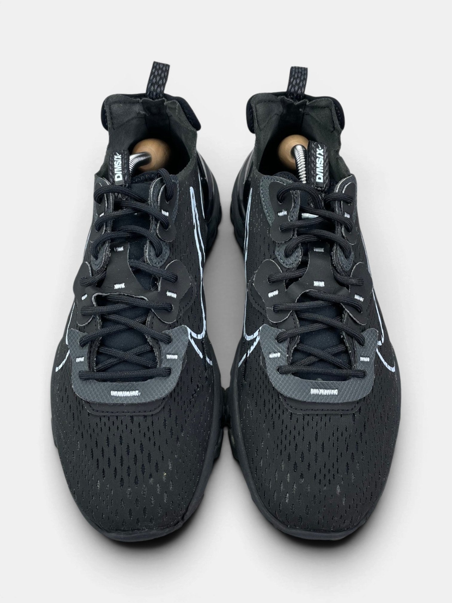 Nike React Vision Black Celestine Blue — buty sportowe męskie w bardzo dobrym stanie rozmiar 42, widok z góry