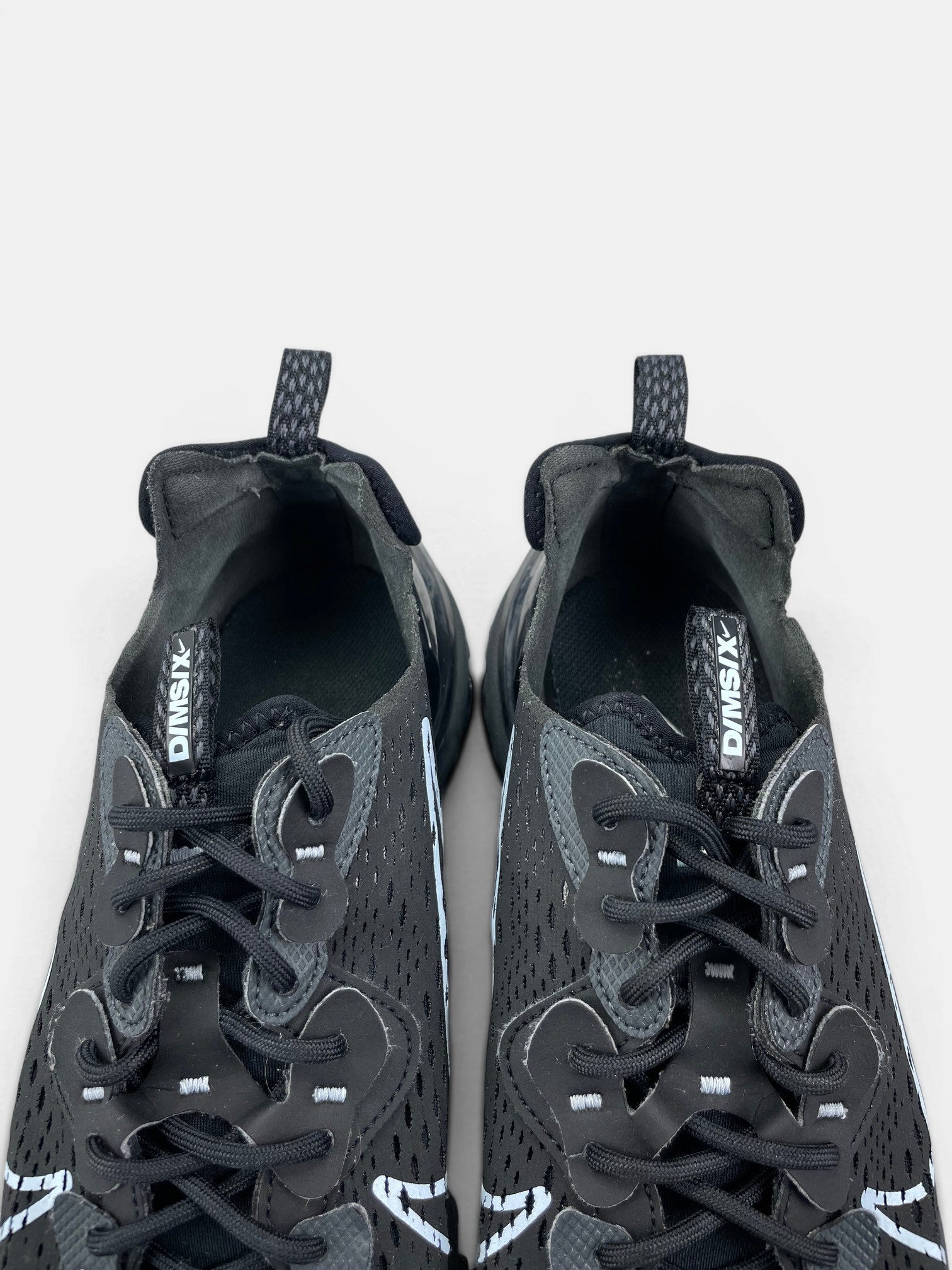 Nike React Vision Black Celestine Blue — buty sportowe męskie w bardzo dobrym stanie rozmiar 42, zapiętki butów