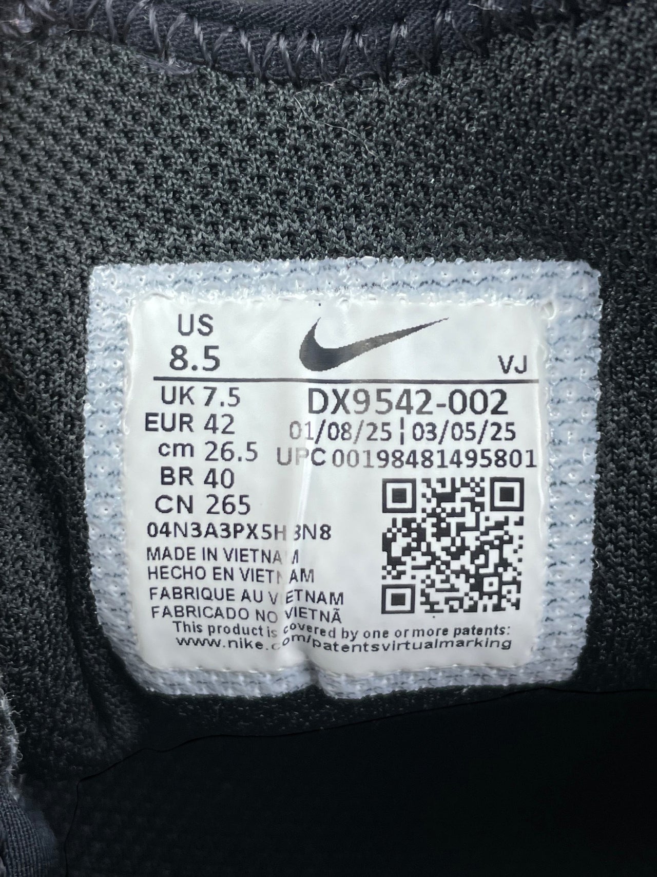 Nike React Vision Black Celestine Blue — buty sportowe męskie w bardzo dobrym stanie rozmiar 42, opcjonalne zdjęcie 2