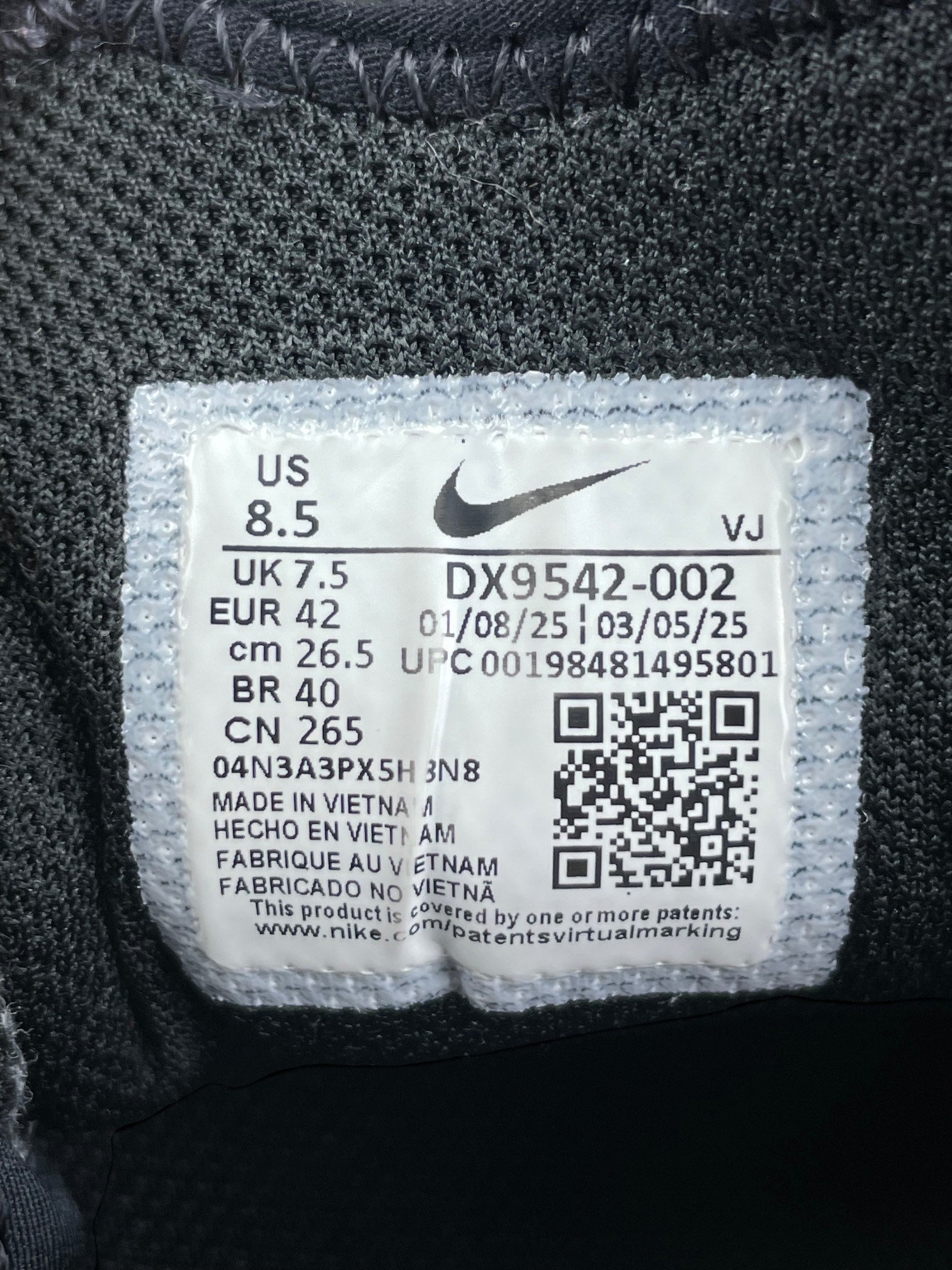 Nike React Vision Black Celestine Blue — buty sportowe męskie w bardzo dobrym stanie rozmiar 42, opcjonalne zdjęcie 2