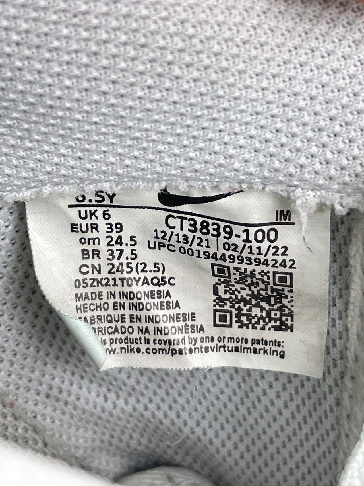 Nike Air Force 1 Low '07 White Black — buty sportowe damskie w bardzo dobrym stanie rozmiar 39, opcjonalne zdjęcie 2