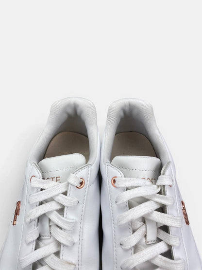 Lacoste Sneakers — buty sportowe damskie w bardzo dobrym stanie rozmiar 39, zapiętki butów
