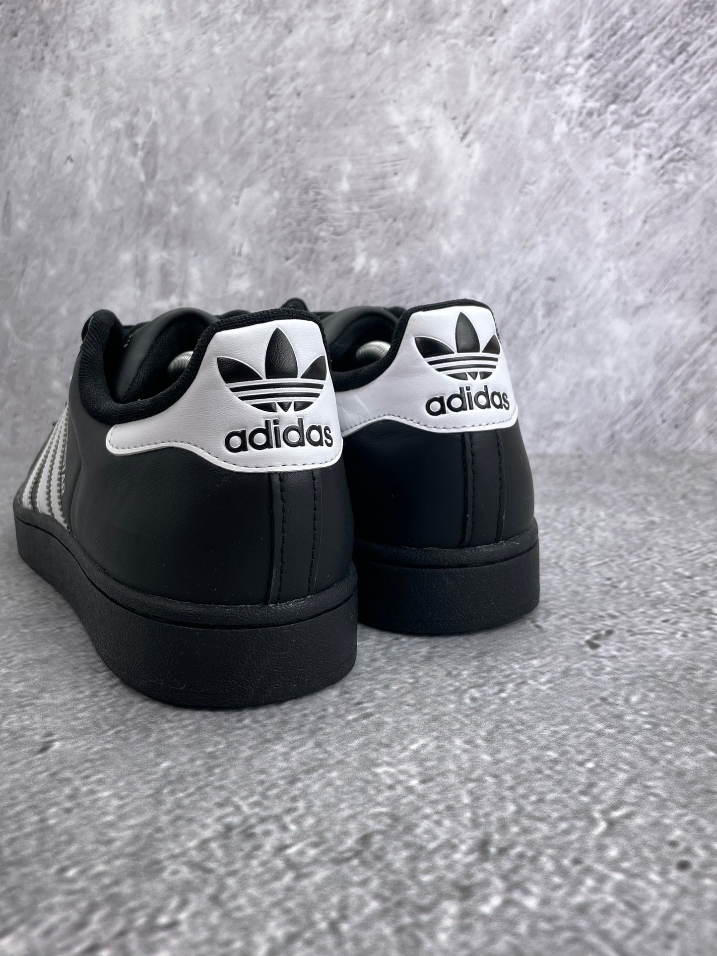adidas Superstar II Black White - buty sportowe, widok z tyłu