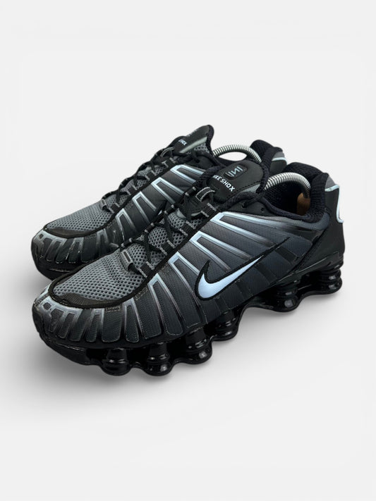 Nike Shox TL Black Celestine Blue - buty sportowe, widok z boku