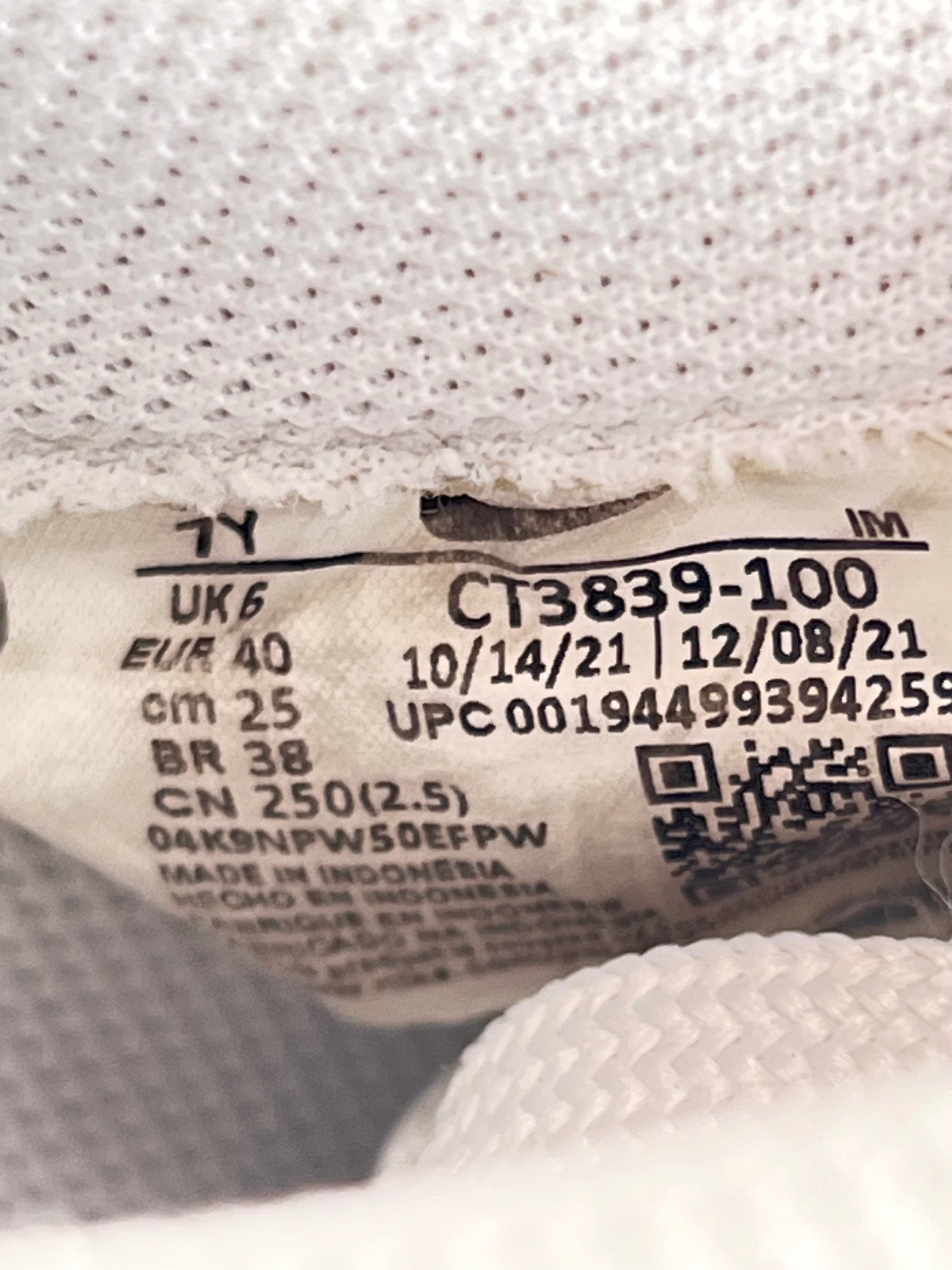 Nike Air Force 1 Low '07 White Black — buty sportowe męskie nowe rozmiar 40, opcjonalne zdjęcie 1