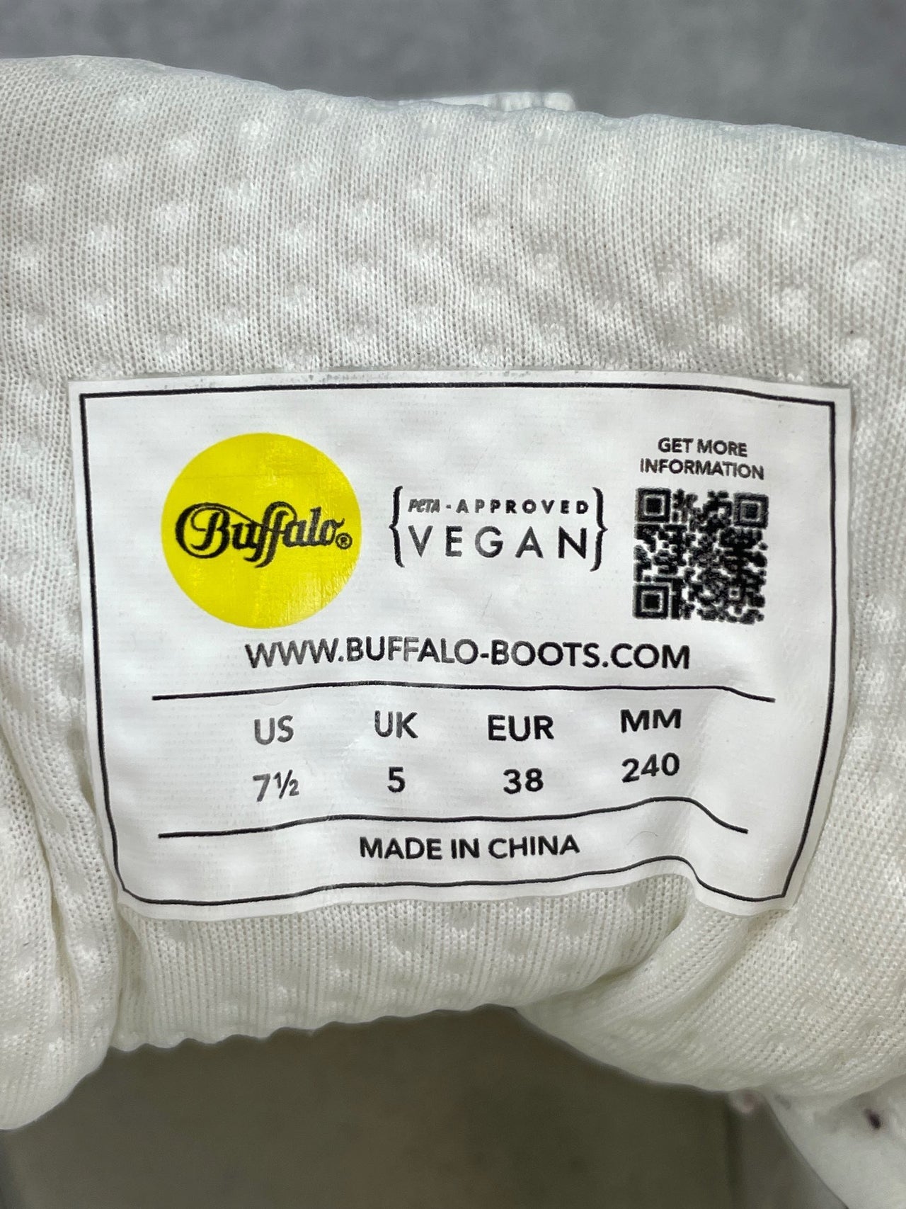 Buffalo Trainers — buty sportowe damskie w bardzo dobrym stanie rozmiar 38, opcjonalne zdjęcie 2