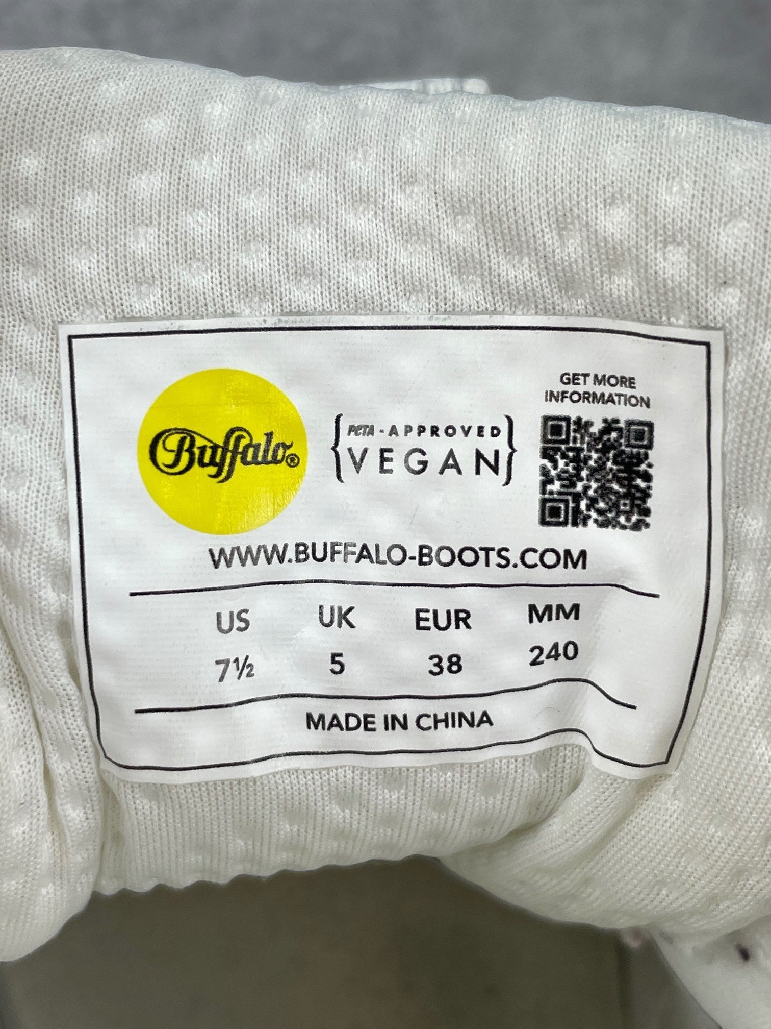Buffalo Trainers — buty sportowe damskie w bardzo dobrym stanie rozmiar 38, opcjonalne zdjęcie 2