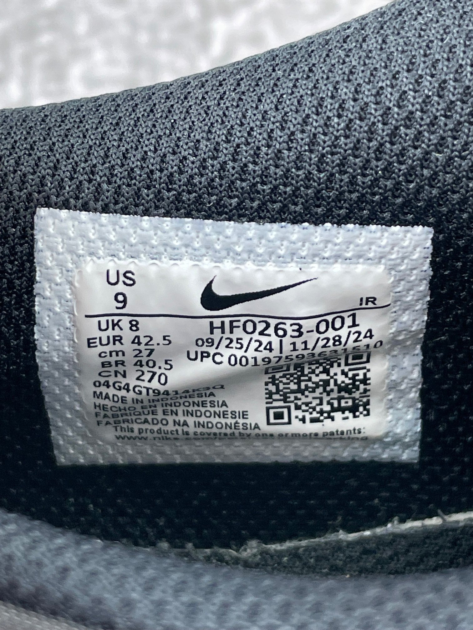 Nike Classic Cortez Black White — buty sportowe męskie w bardzo dobrym stanie rozmiar 42.5, opcjonalne zdjęcie 2