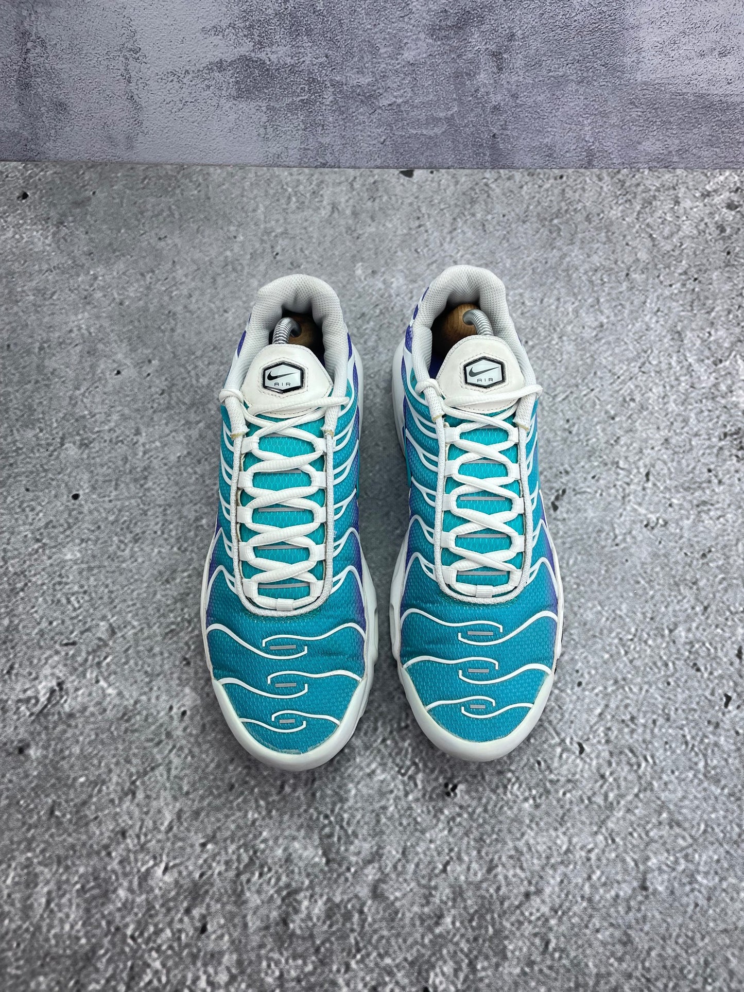 Nike Air Max Plus Aqua — buty sportowe męskie w bardzo dobrym stanie rozmiar 43, widok z góry