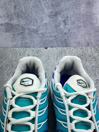 Nike Air Max Plus Aqua — buty sportowe męskie w bardzo dobrym stanie rozmiar 43, zapiętki butów