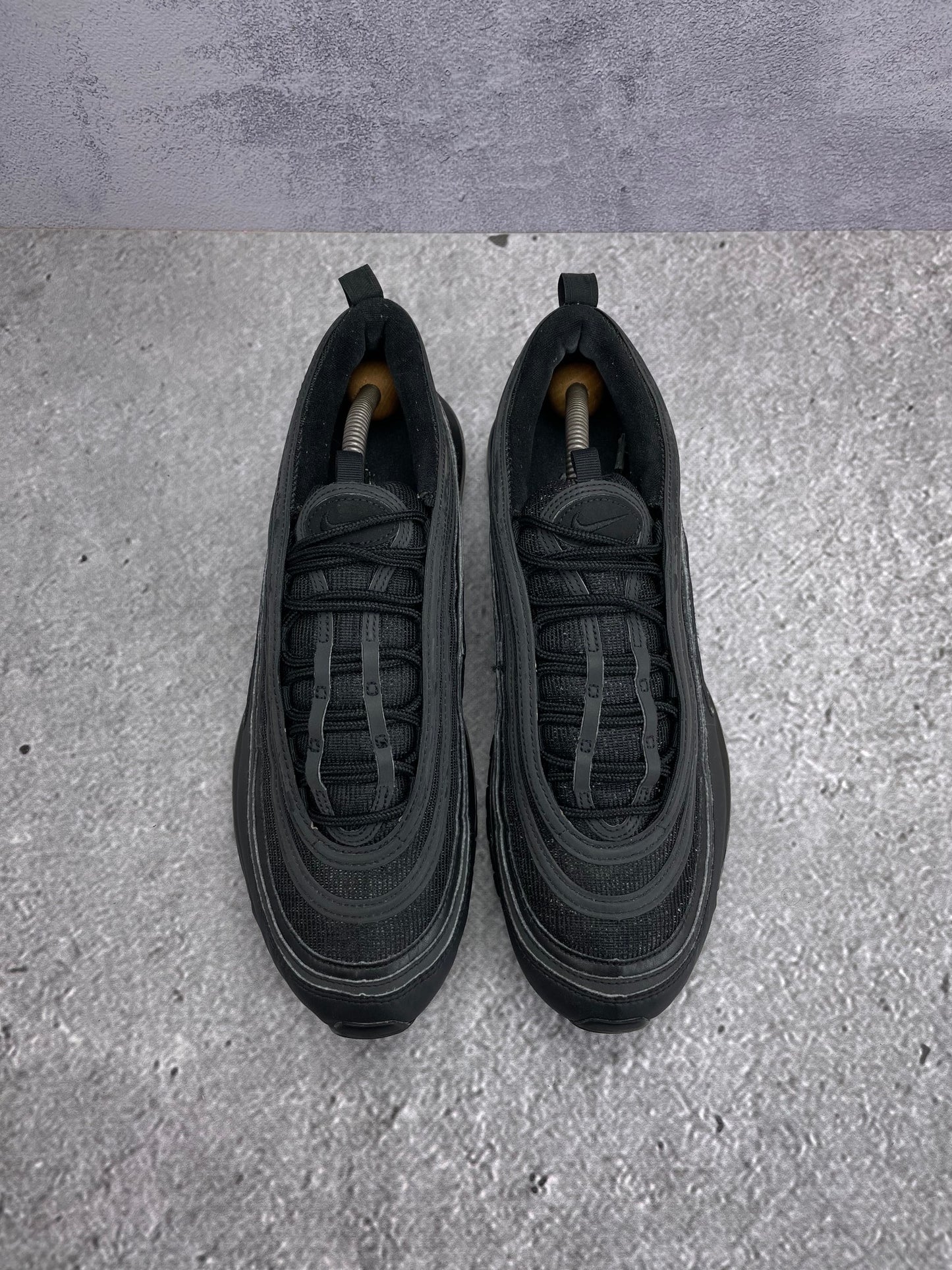 Nike Air Max 97 Triple Black AM97 Triple Black - buty sportowe, widok z góry