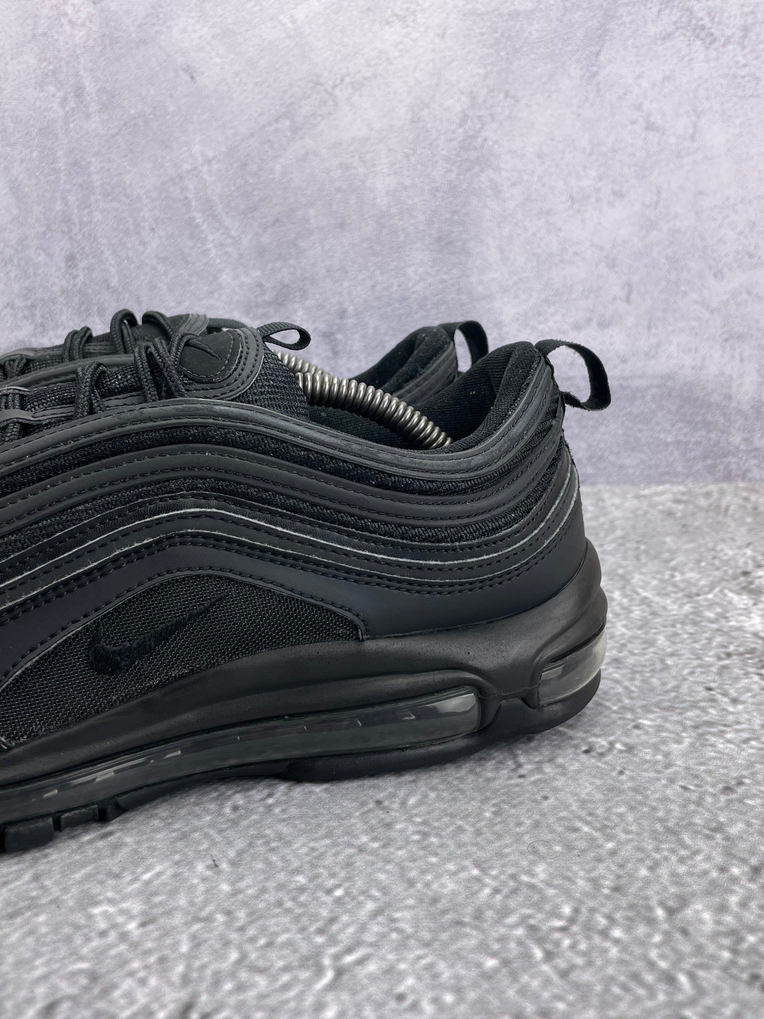 Nike Air Max 97 Triple Black AM97 Triple Black - buty sportowe, opcjonalne zdjęcie 1
