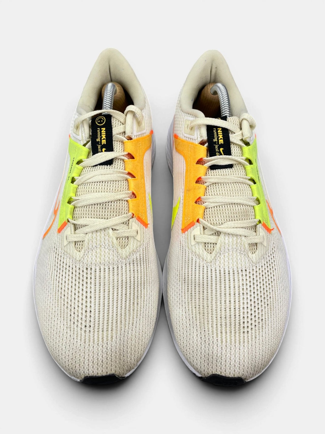 Nike Air Zoom Pegasus 40 Coconut Milk Lime — buty sportowe męskie w bardzo dobrym stanie rozmiar 44, widok z góry