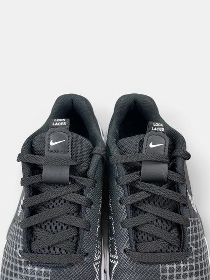 Nike Metcon 8 Black Dark Smoke Grey — buty sportowe damskie w bardzo dobrym stanie rozmiar 36.5, zapiętki butów