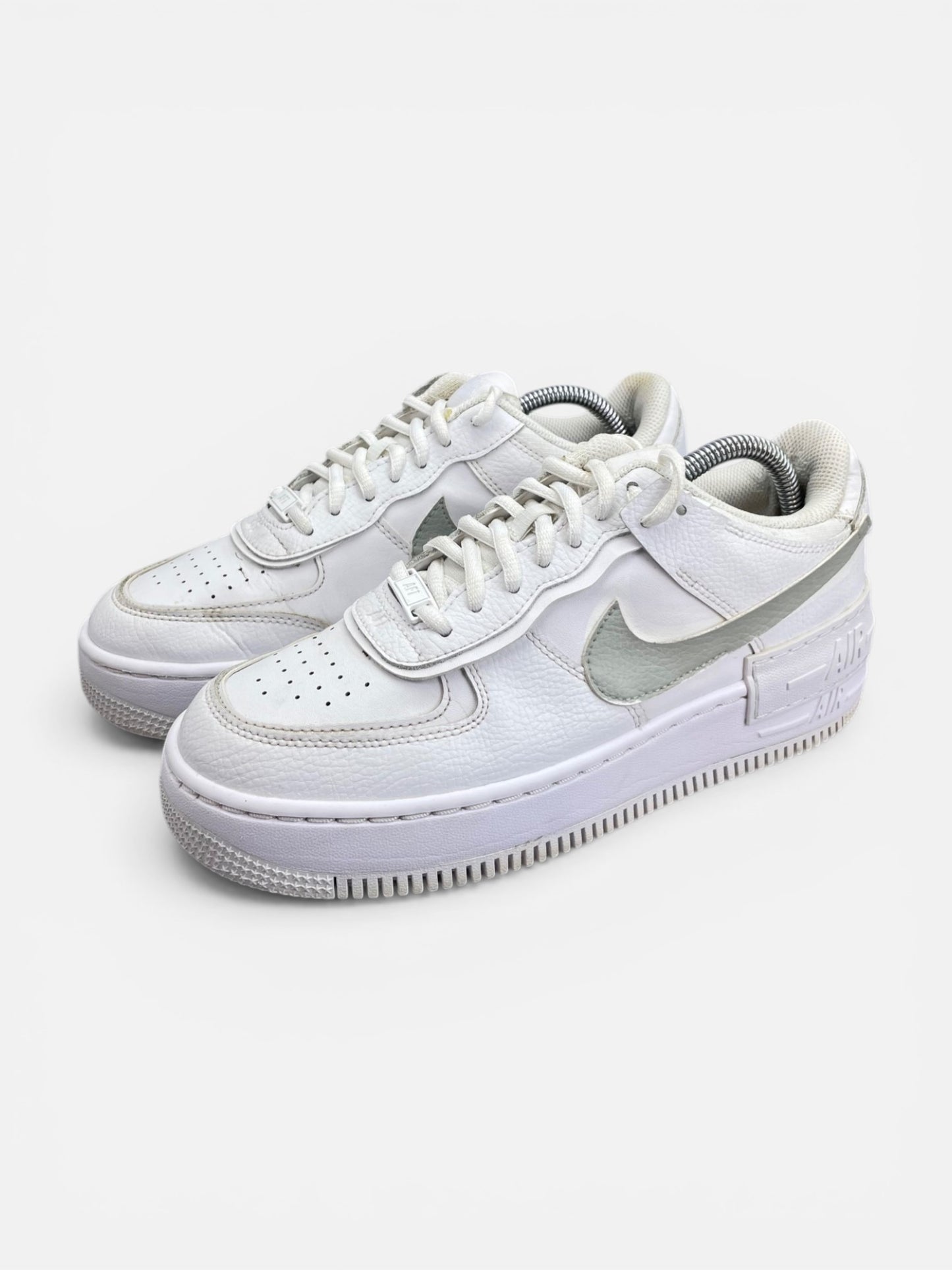 Nike Air Force 1 Shadow Triple White — buty sportowe męskie w bardzo dobrym stanie rozmiar 40, widok z boku