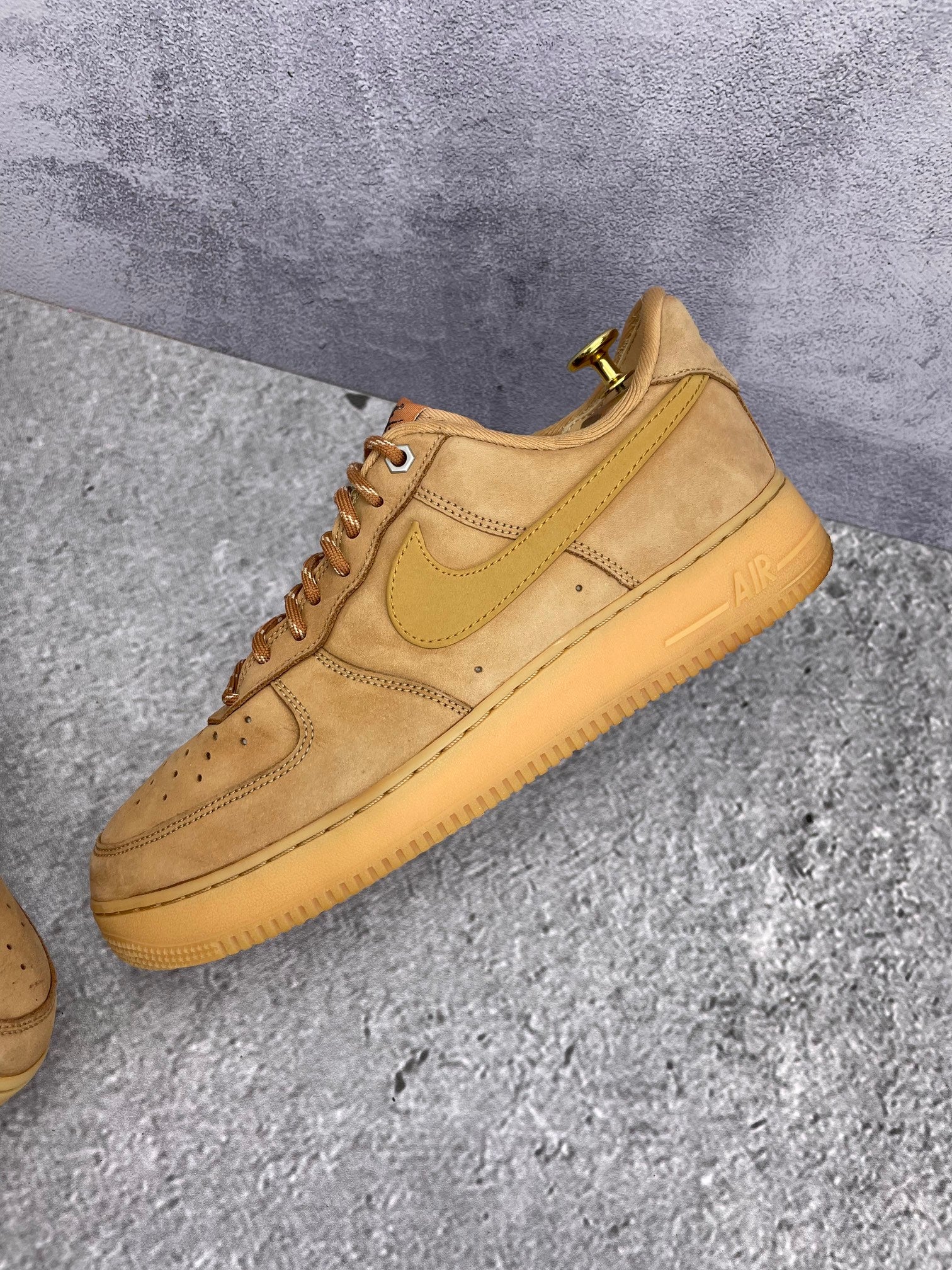 Nike Air Force 1 '07 WB Flax - buty sportowe, widok z góry na wewnętrzną stronę butów