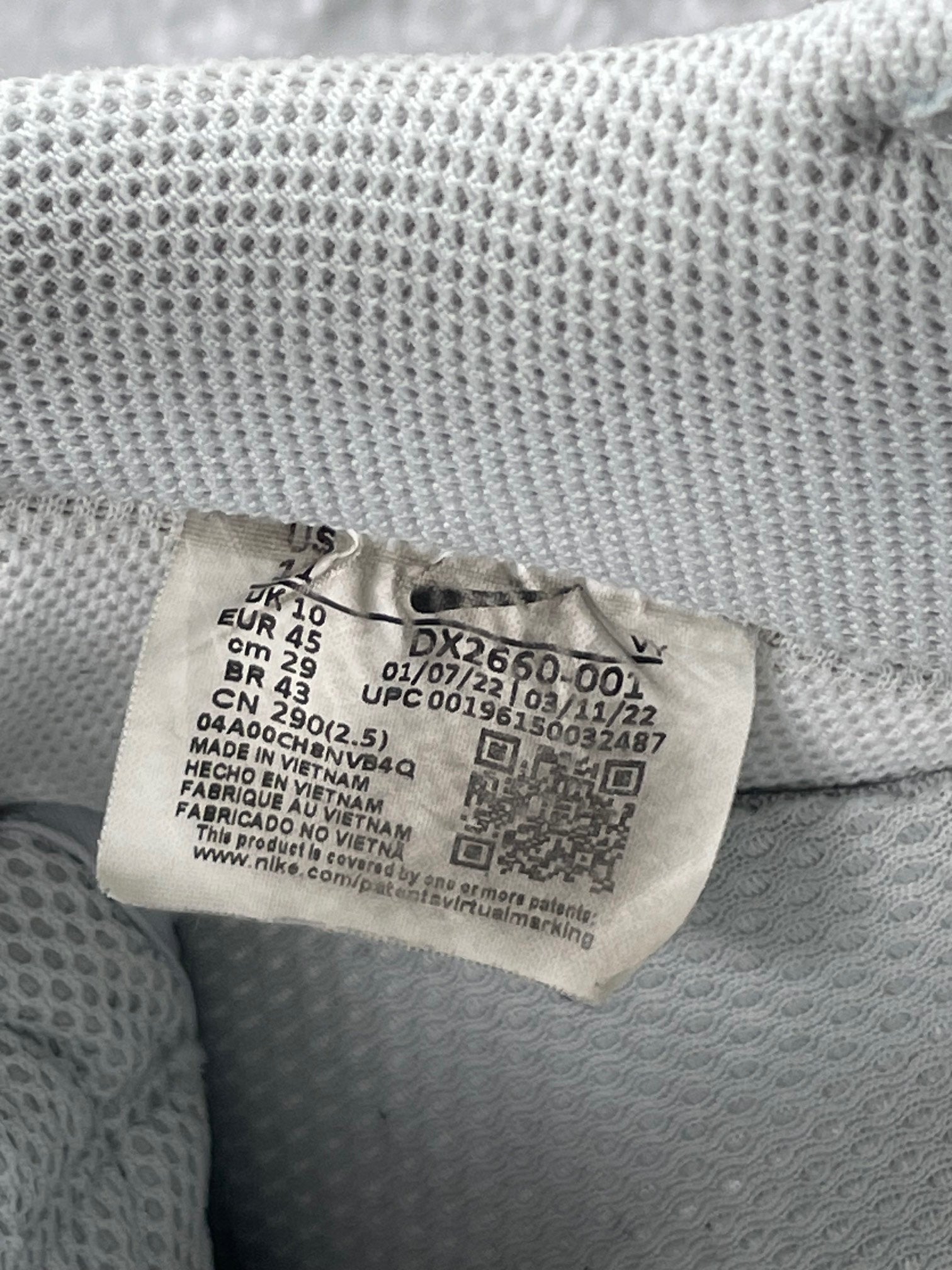 Nike Air Force 1 '07 USA - buty sportowe, metka
