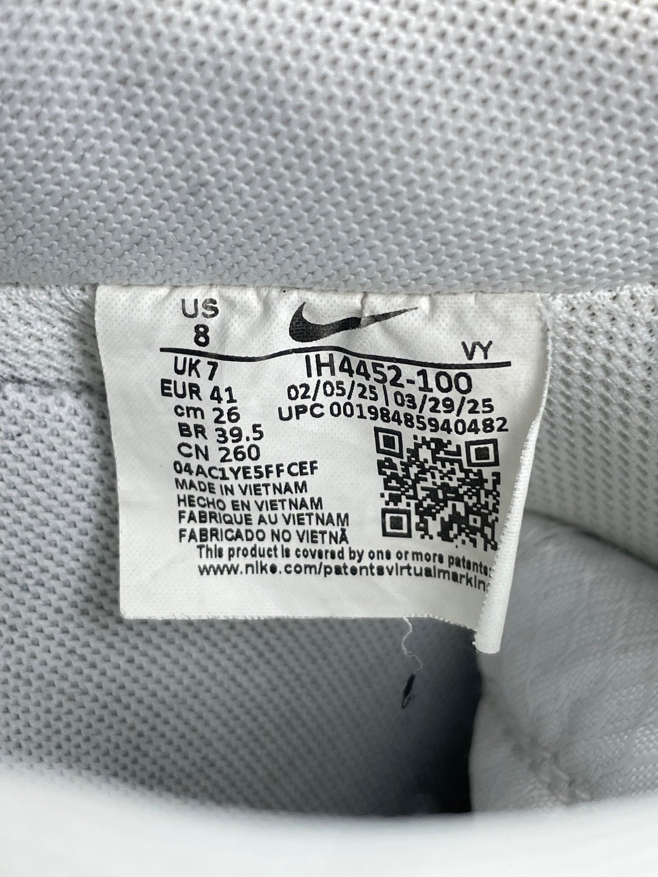 Nike Air Force 1 '07 LV8 Nylon Swoosh — buty sportowe męskie w bardzo dobrym stanie rozmiar 41, opcjonalne zdjęcie 2