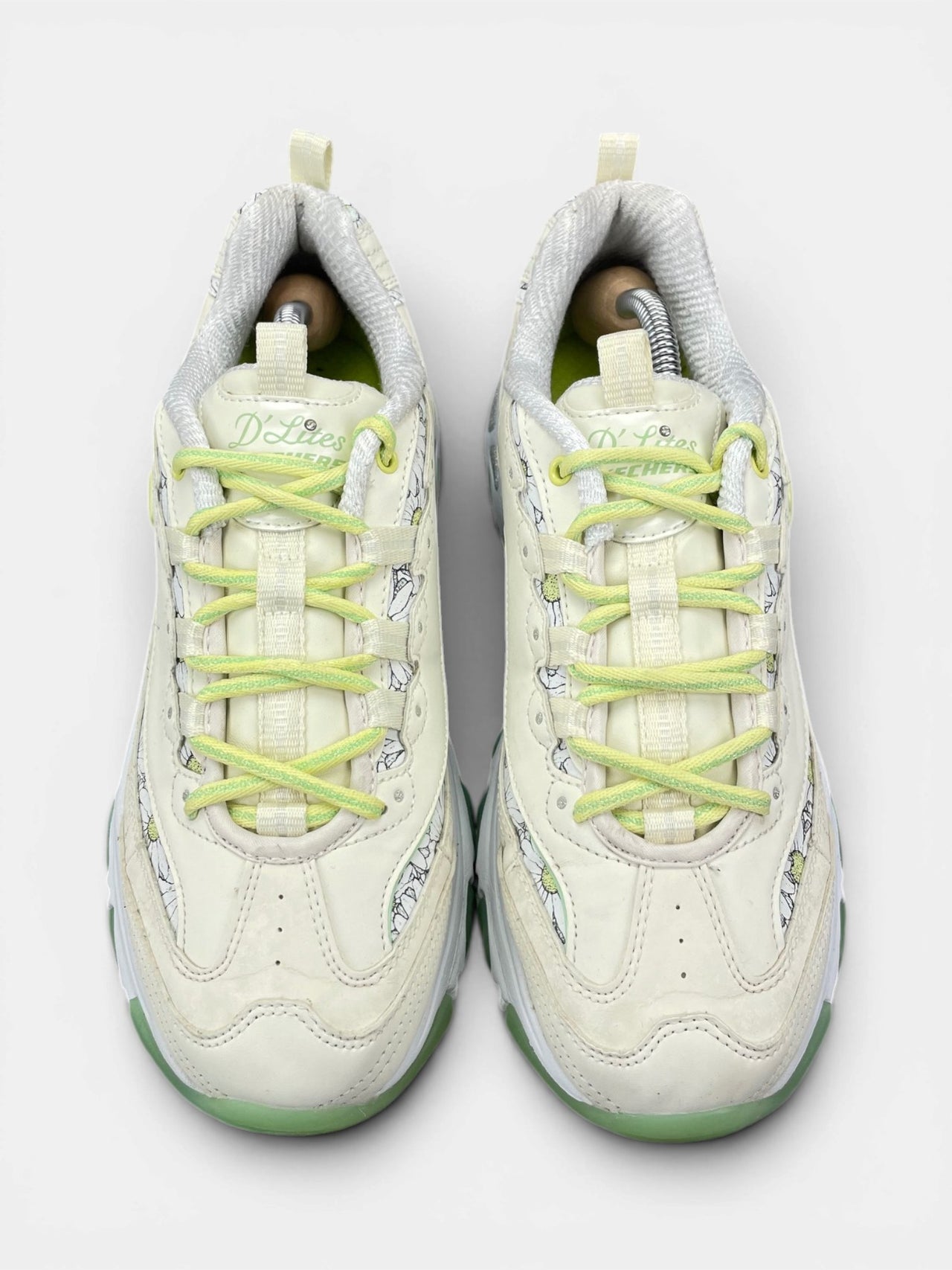 Skechers D'lites Biggest Fan — buty sportowe damskie w bardzo dobrym stanie rozmiar 39, widok z góry