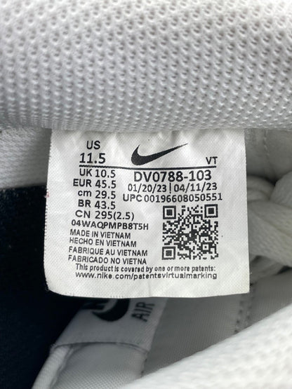 Nike Air Force 1 Low White Black Outline — buty sportowe męskie w bardzo dobrym stanie rozmiar 45.5, opcjonalne zdjęcie 2