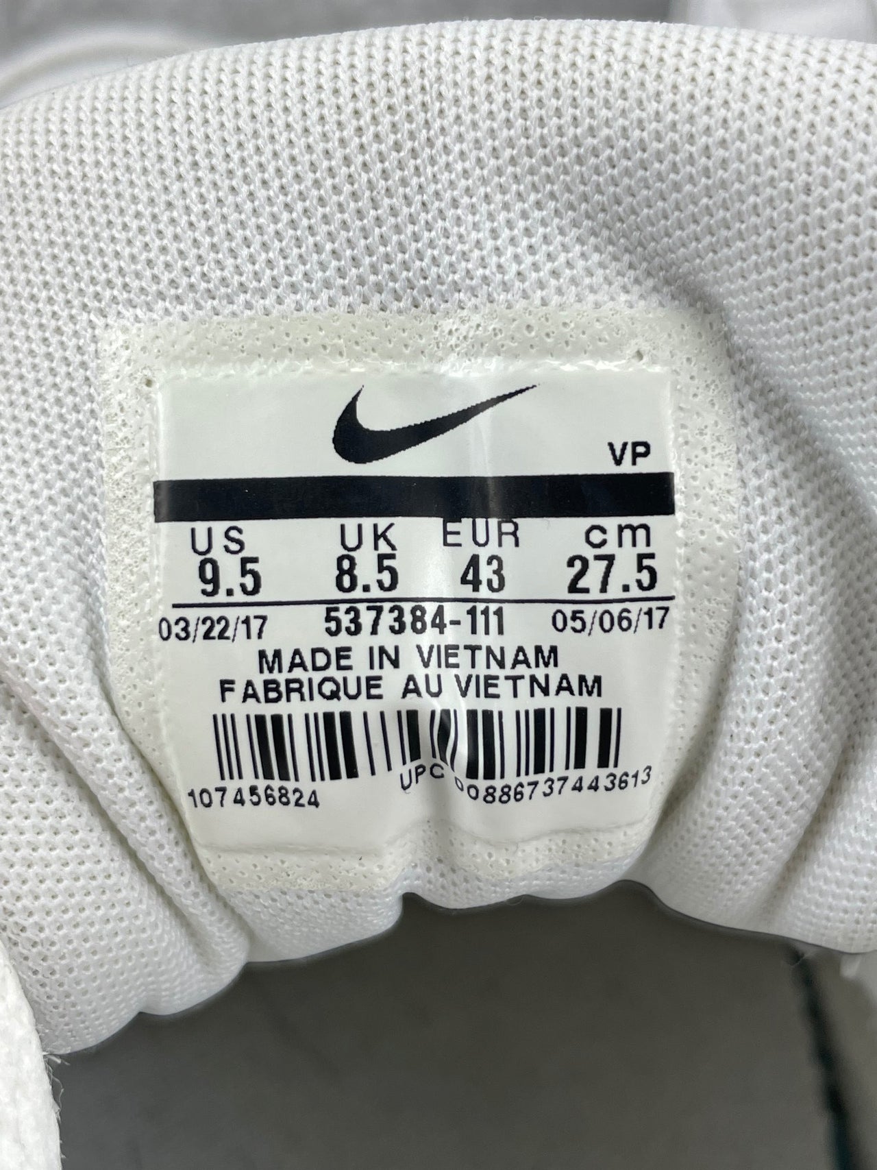 Nike Air Max 90 Triple White — buty sportowe męskie w bardzo dobrym stanie rozmiar 43, opcjonalne zdjęcie 2