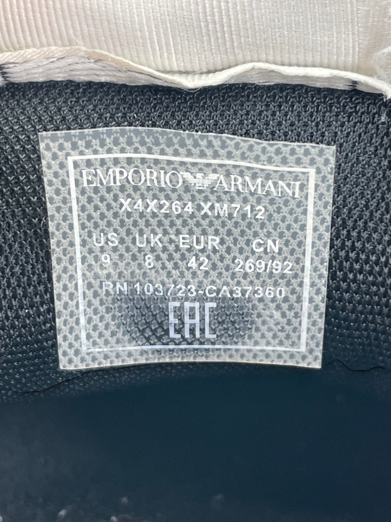 Emporio Armani Sneakers — buty sportowe męskie w bardzo dobrym stanie rozmiar 42, opcjonalne zdjęcie 2