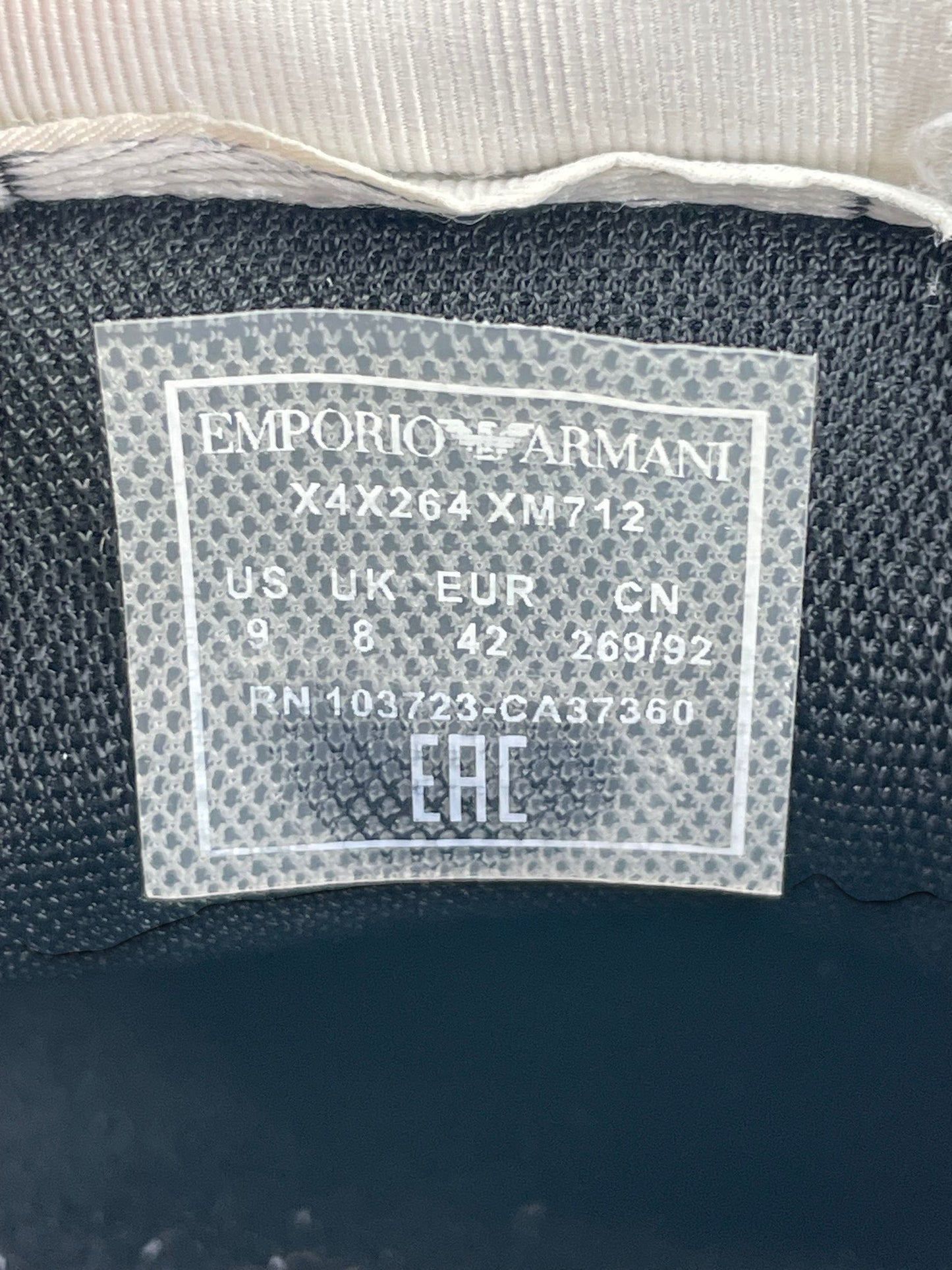 Emporio Armani Sneakers — buty sportowe męskie w bardzo dobrym stanie rozmiar 42, opcjonalne zdjęcie 2