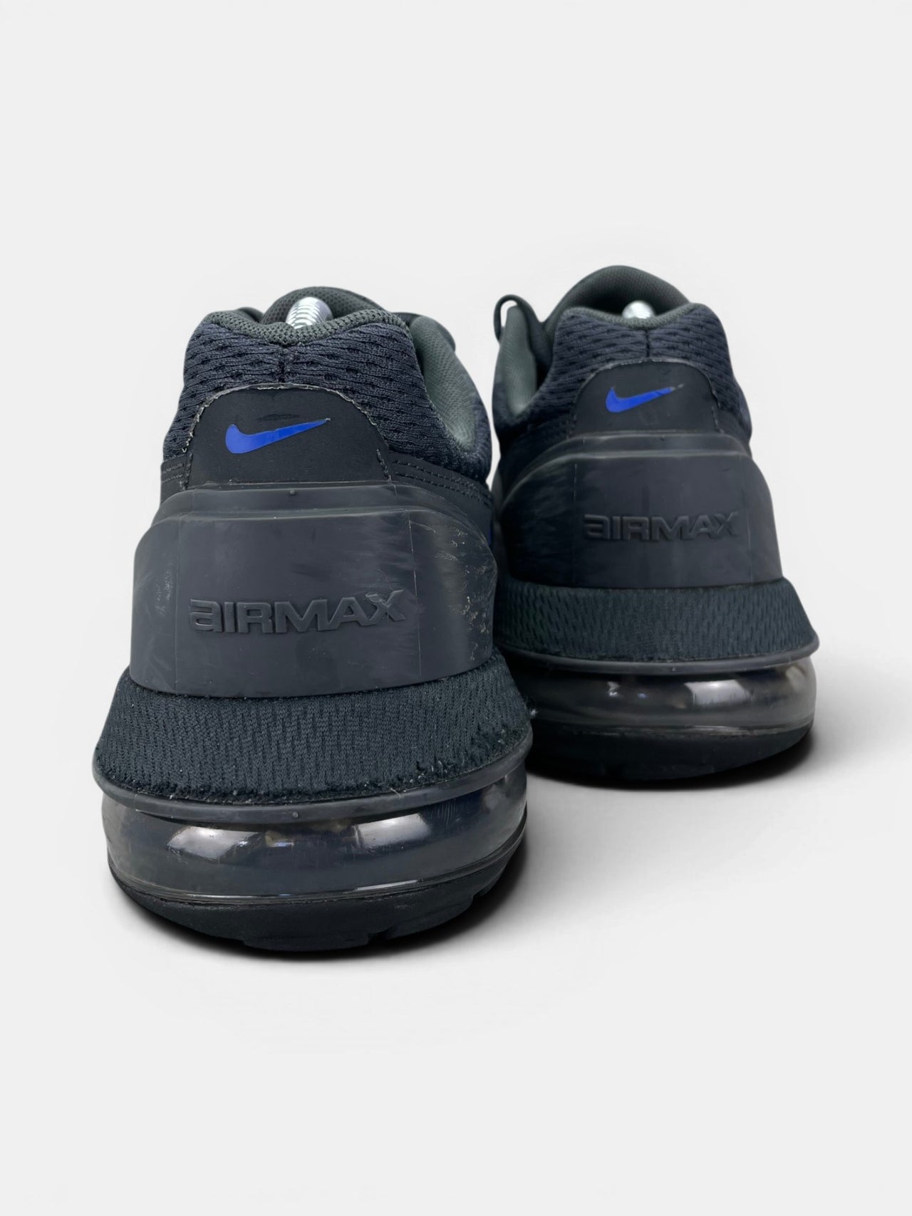 Nike Air Max Pulse Black Blue — buty sportowe męskie w dobrym stanie rozmiar 43, widok z tyłu