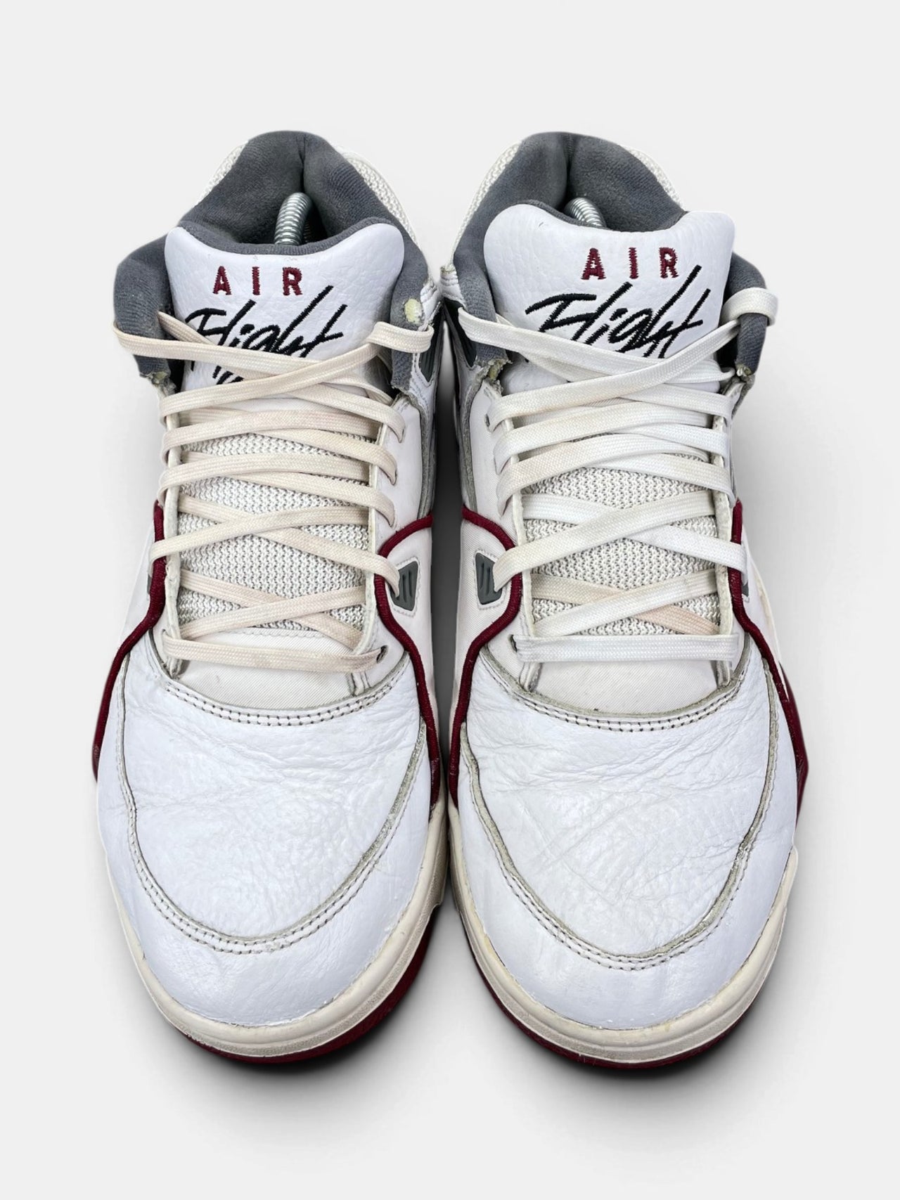 Nike Air Flight 89 Team Red — buty sportowe męskie w bardzo dobrym stanie rozmiar 42, widok z góry