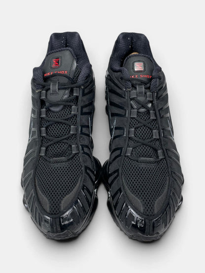 Nike Shox TL Metallic Hematite — buty sportowe męskie w bardzo dobrym stanie rozmiar 45, widok z góry