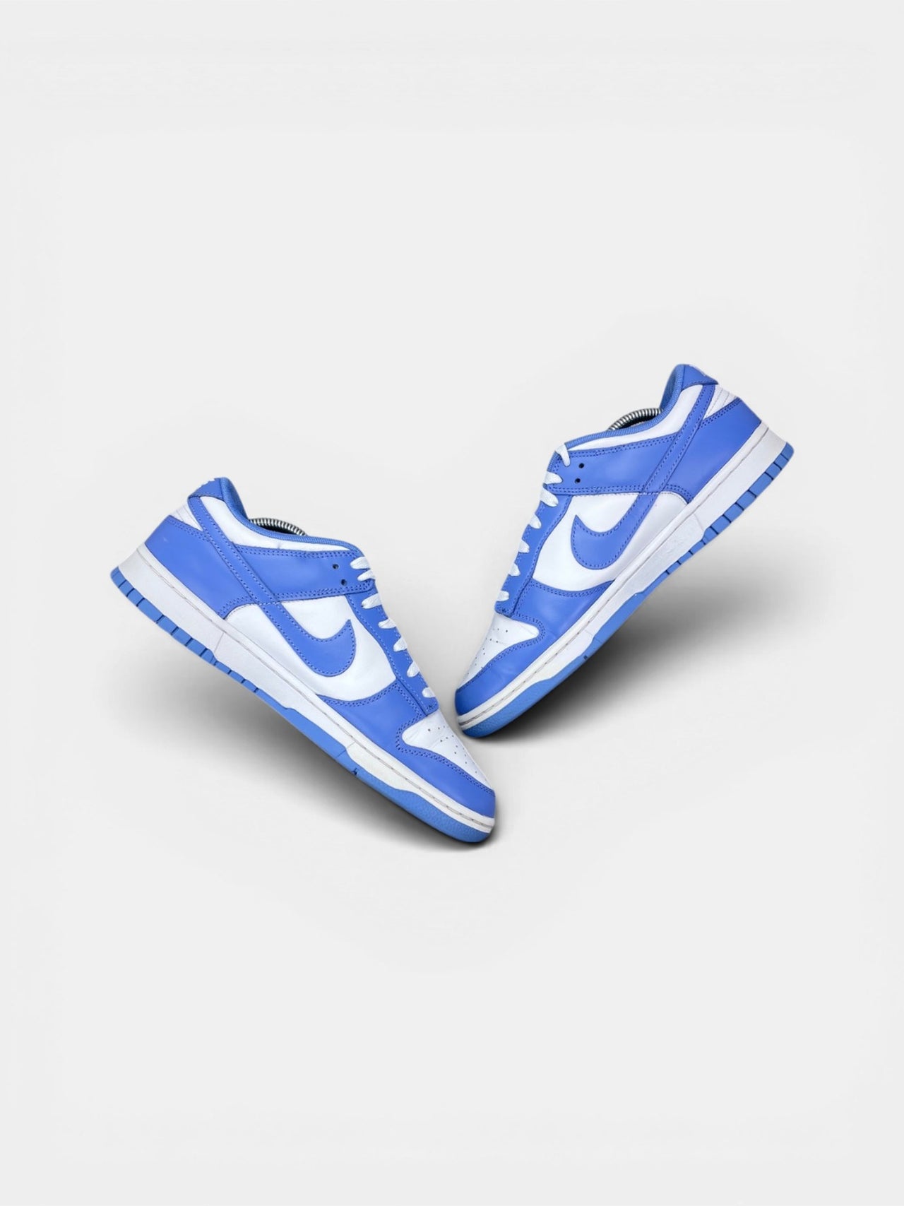 Nike Dunk Low Polar Blue — buty sportowe męskie w bardzo dobrym stanie rozmiar 44, zewnętrzny panel prawego buta