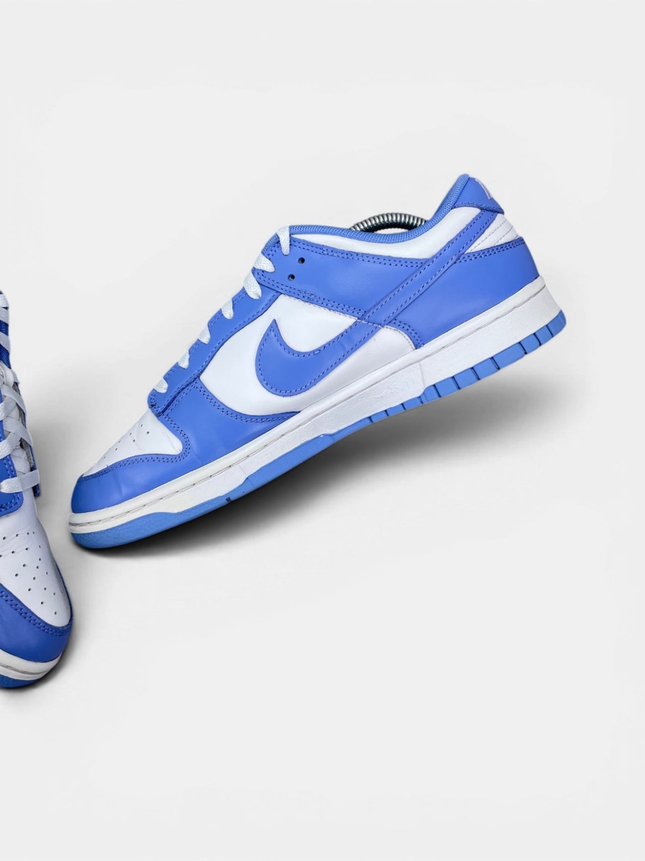 Nike Dunk Low Polar Blue — buty sportowe męskie w bardzo dobrym stanie rozmiar 44, wewnętrzny panel prawego buta
