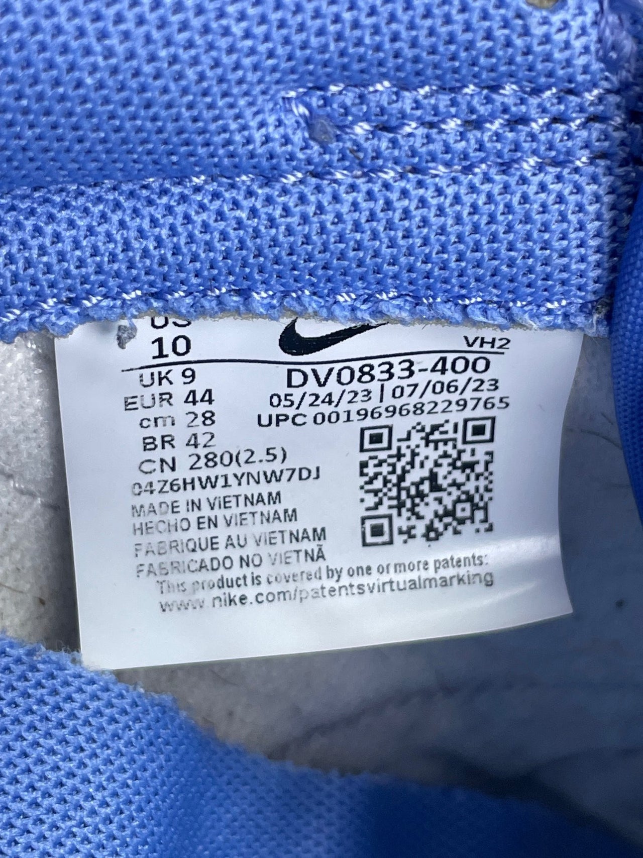 Nike Dunk Low Polar Blue — buty sportowe męskie w bardzo dobrym stanie rozmiar 44, opcjonalne zdjęcie 2