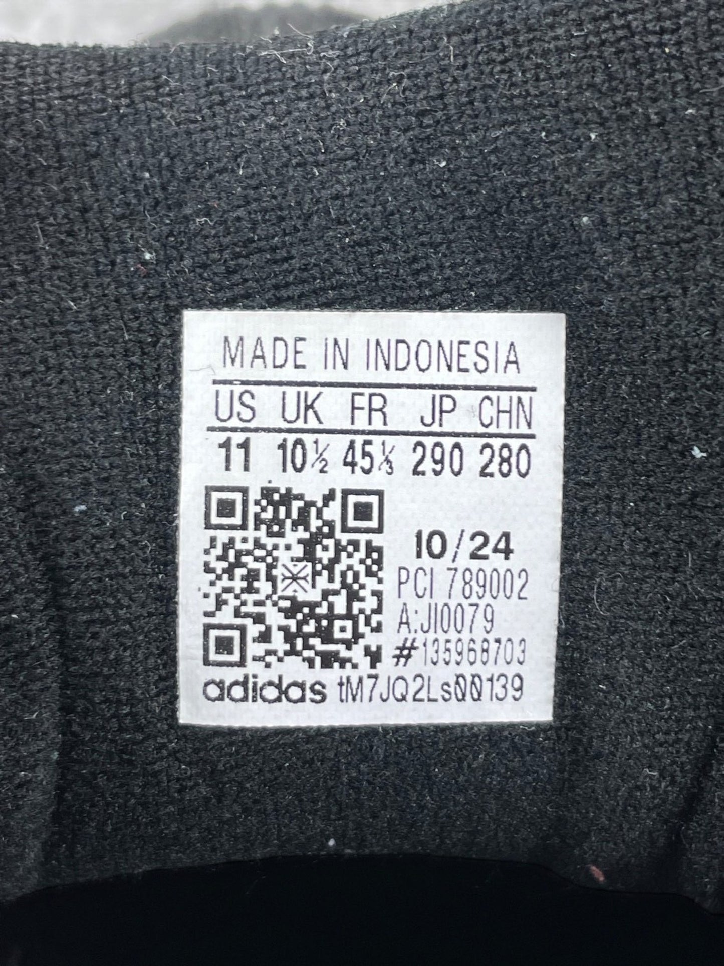 Adidas Superstar II Black White — buty sportowe męskie w bardzo dobrym stanie rozmiar 45 1/3, opcjonalne zdjęcie 2