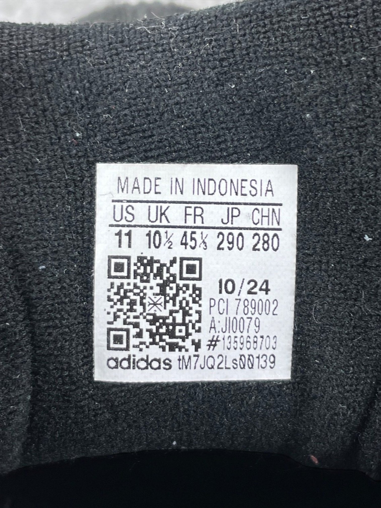 Adidas Superstar II Black White — buty sportowe męskie w bardzo dobrym stanie rozmiar 45 1/3, opcjonalne zdjęcie 2