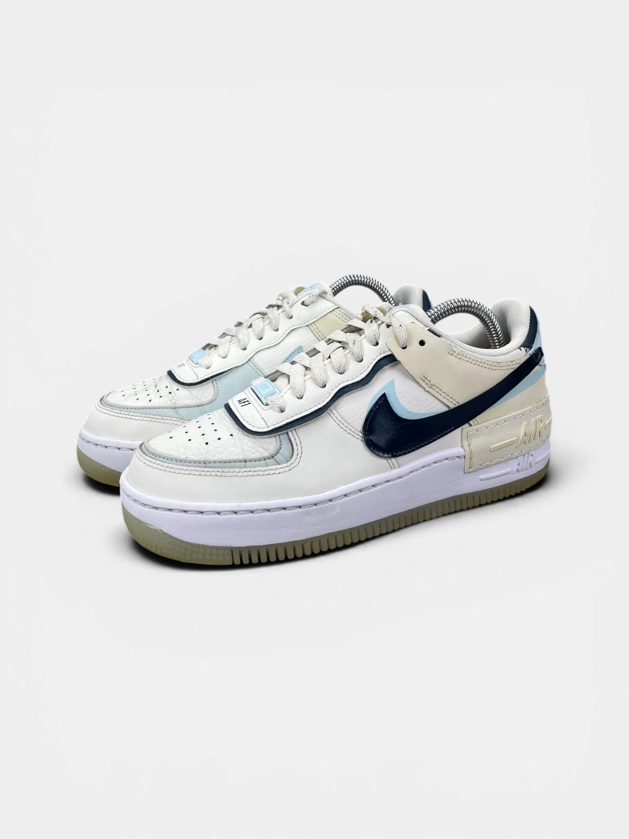 Nike Air Force 1 Low Shadow Sail Glacier Blue — buty sportowe damskie w bardzo dobrym stanie rozmiar 38, widok z boku