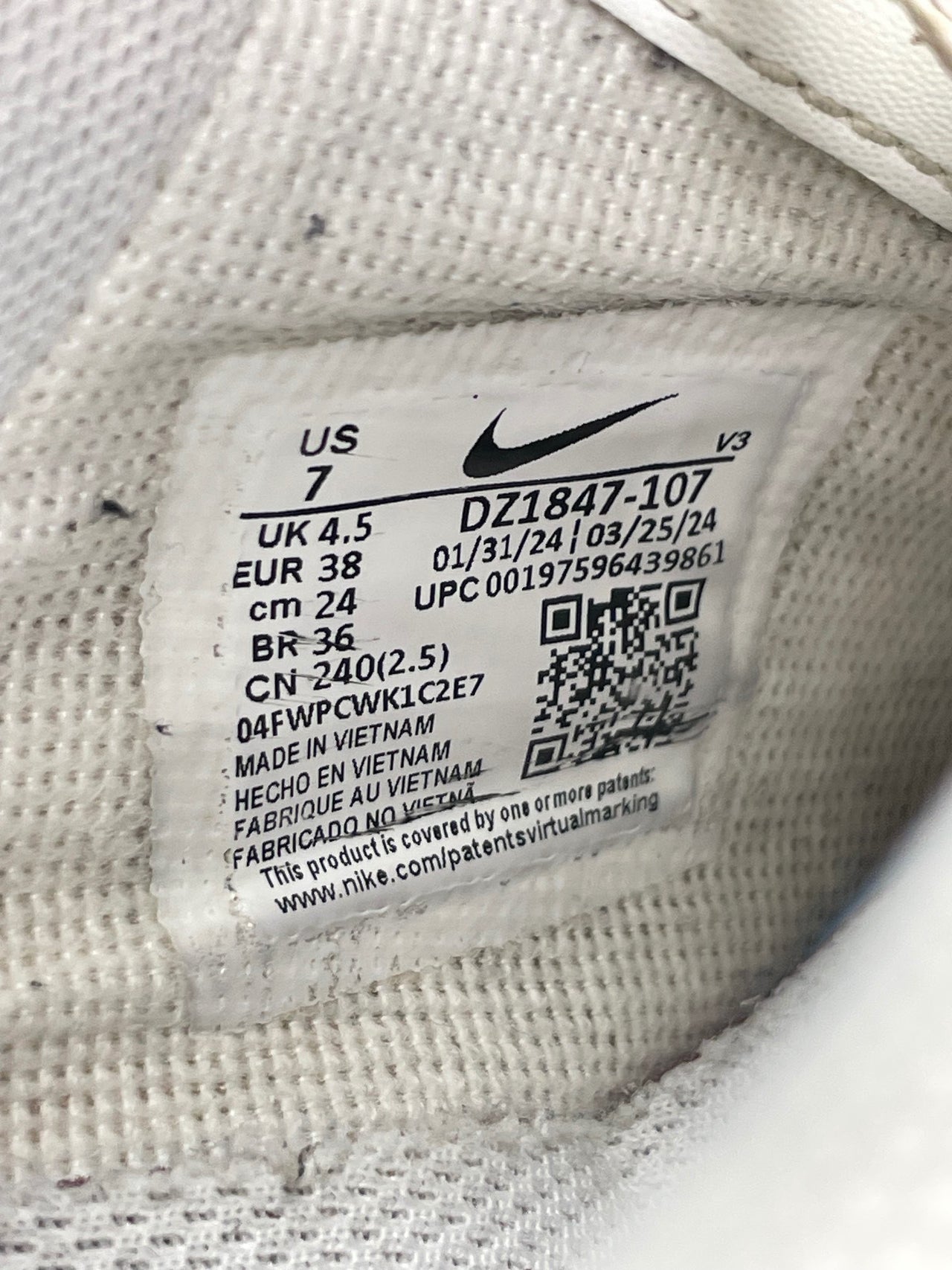 Nike Air Force 1 Low Shadow Sail Glacier Blue — buty sportowe damskie w bardzo dobrym stanie rozmiar 38, opcjonalne zdjęcie 2