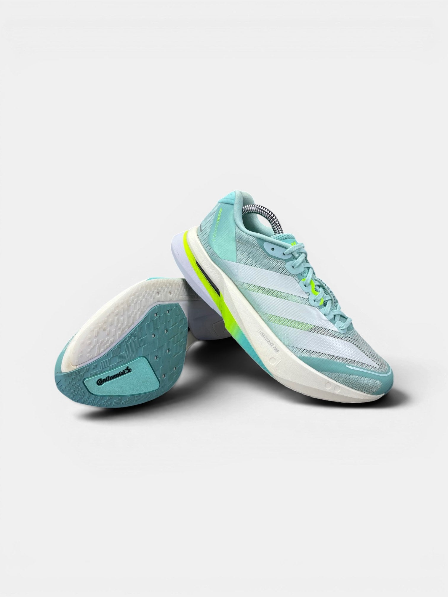 Adidas Adizero Boston 13 — buty sportowe damskie w bardzo dobrym stanie rozmiar 38 2/3, boczny profil