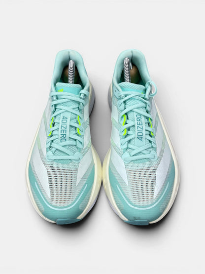 Adidas Adizero Boston 13 — buty sportowe damskie w bardzo dobrym stanie rozmiar 38 2/3, widok z góry