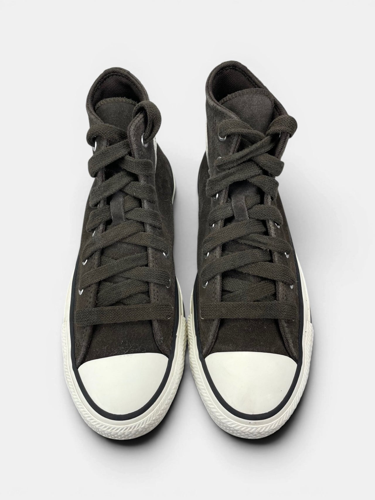 Converse Suede All Star Hi Fresh Brew — buty sportowe damskie w bardzo dobrym stanie rozmiar 39, widok z góry