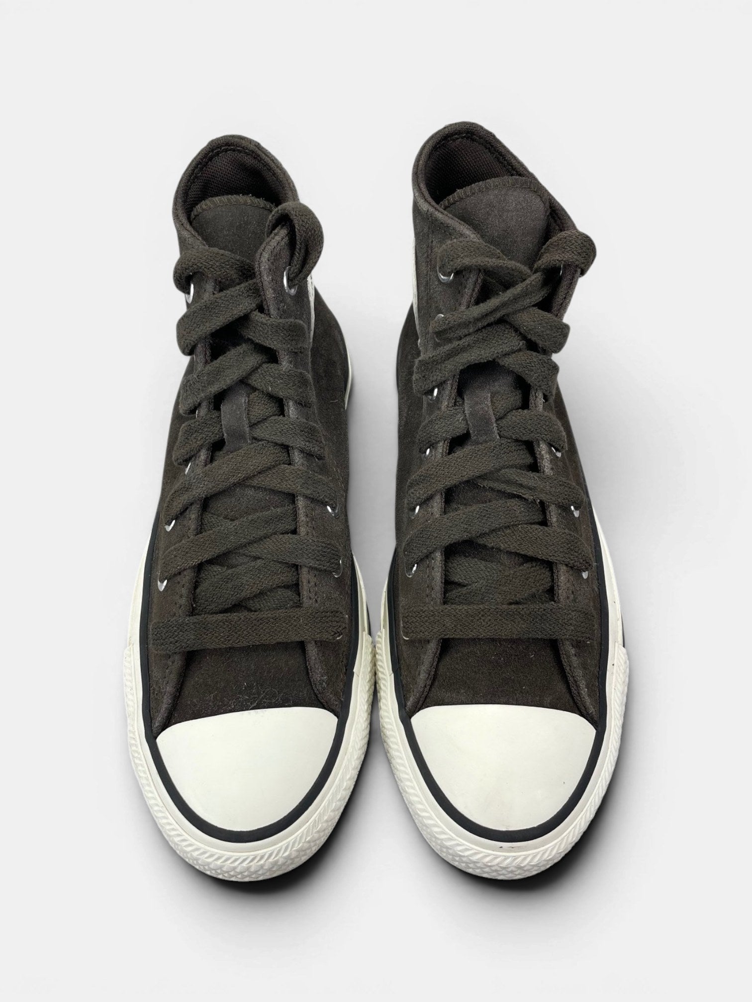 Converse Suede All Star Hi Fresh Brew — buty sportowe damskie w bardzo dobrym stanie rozmiar 39, widok z góry