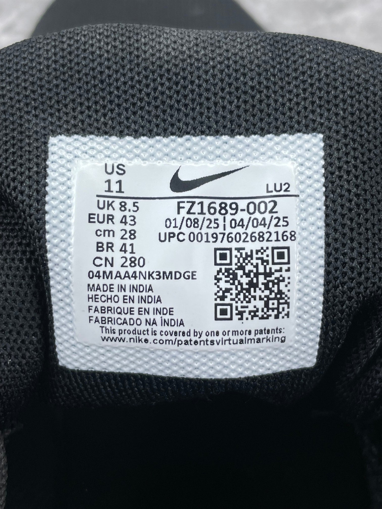 Nike Bella 7 Black Anthracite — buty sportowe męskie w bardzo dobrym stanie rozmiar 43, opcjonalne zdjęcie 2