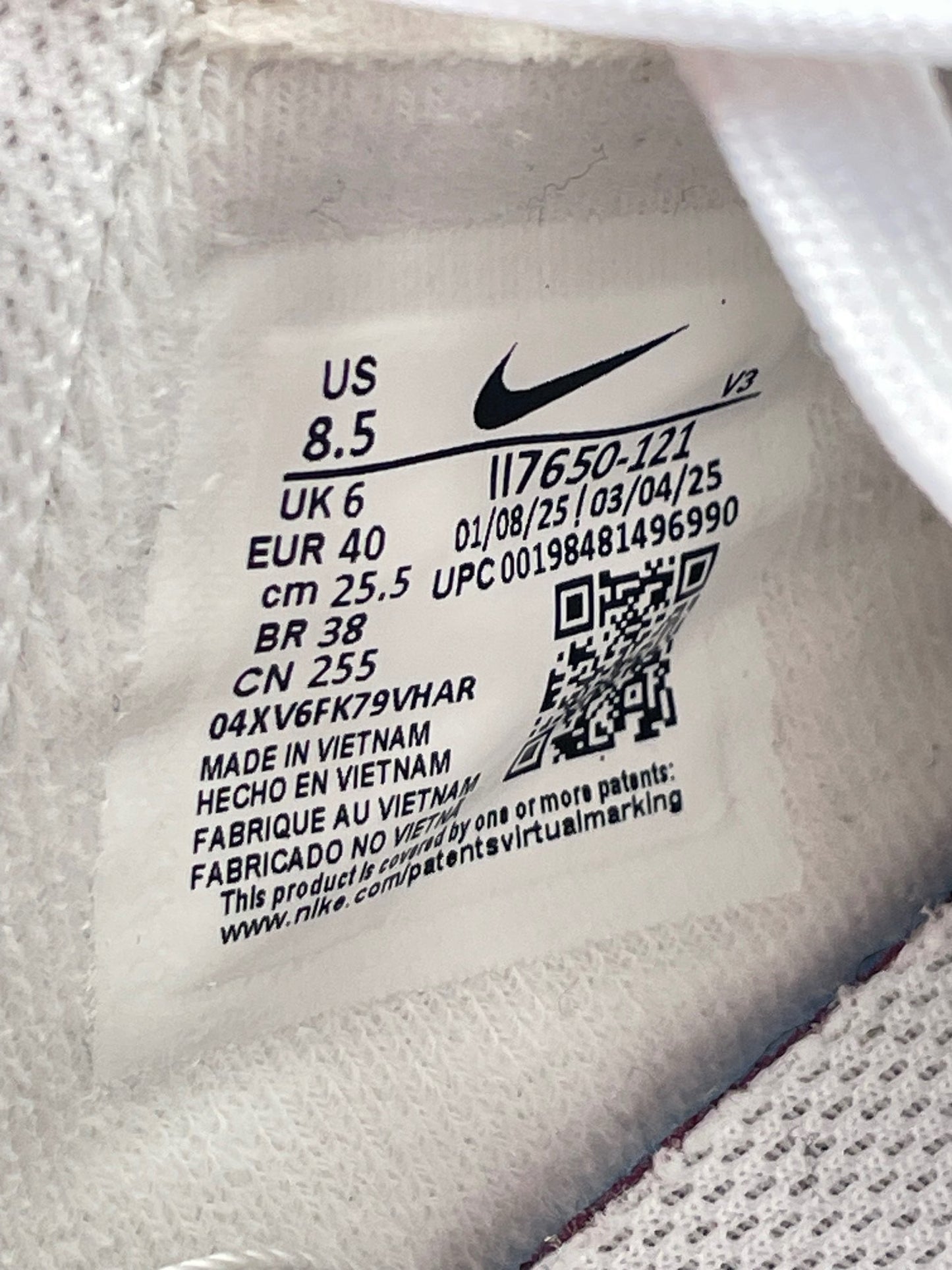 Nike Air Force 1 Low College Grey Phantom — buty sportowe damskie w bardzo dobrym stanie rozmiar 40, opcjonalne zdjęcie 2