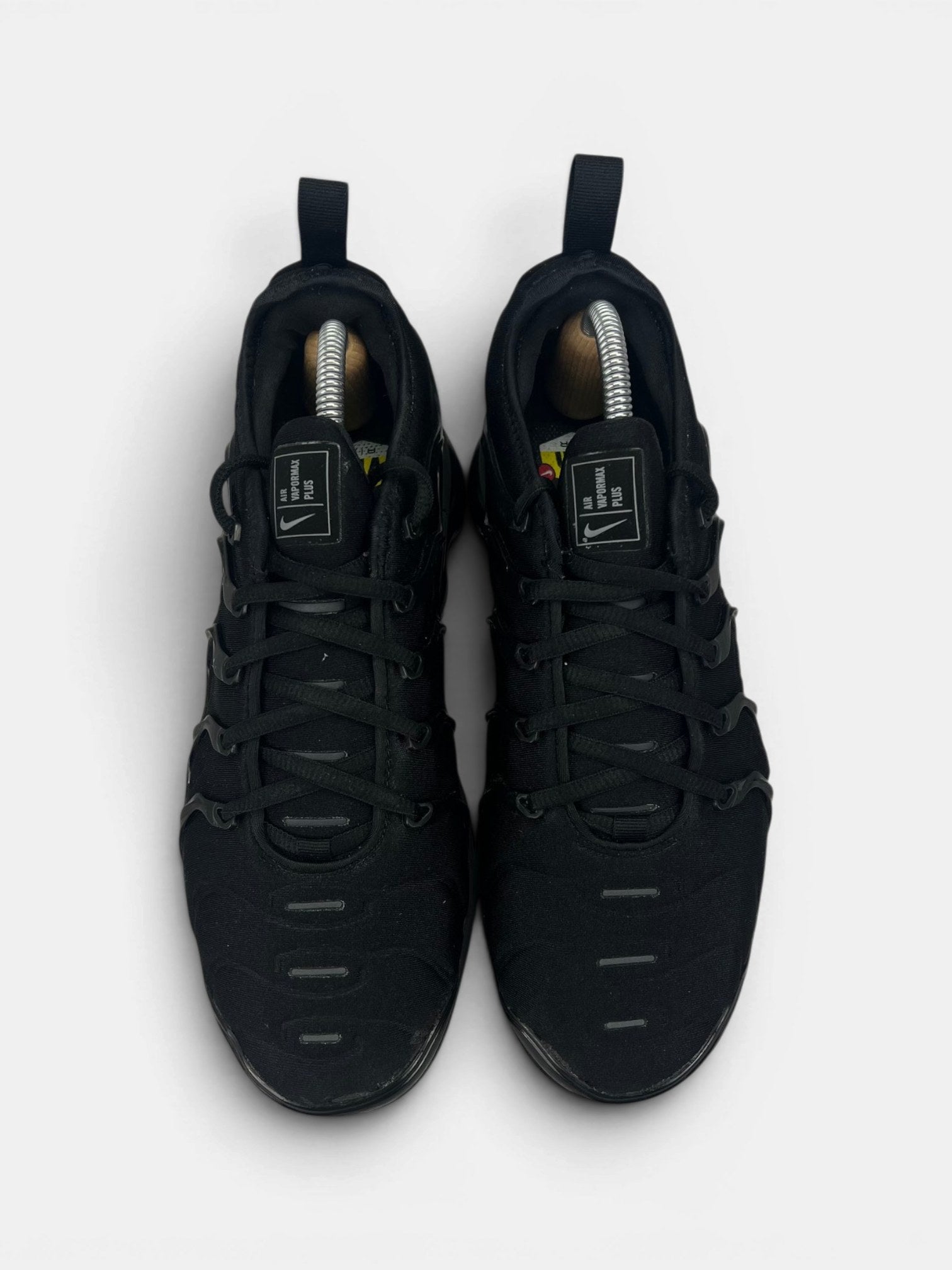 Nike Air VaporMax Plus Triple Black — buty sportowe męskie w bardzo dobrym stanie rozmiar 41, widok z góry