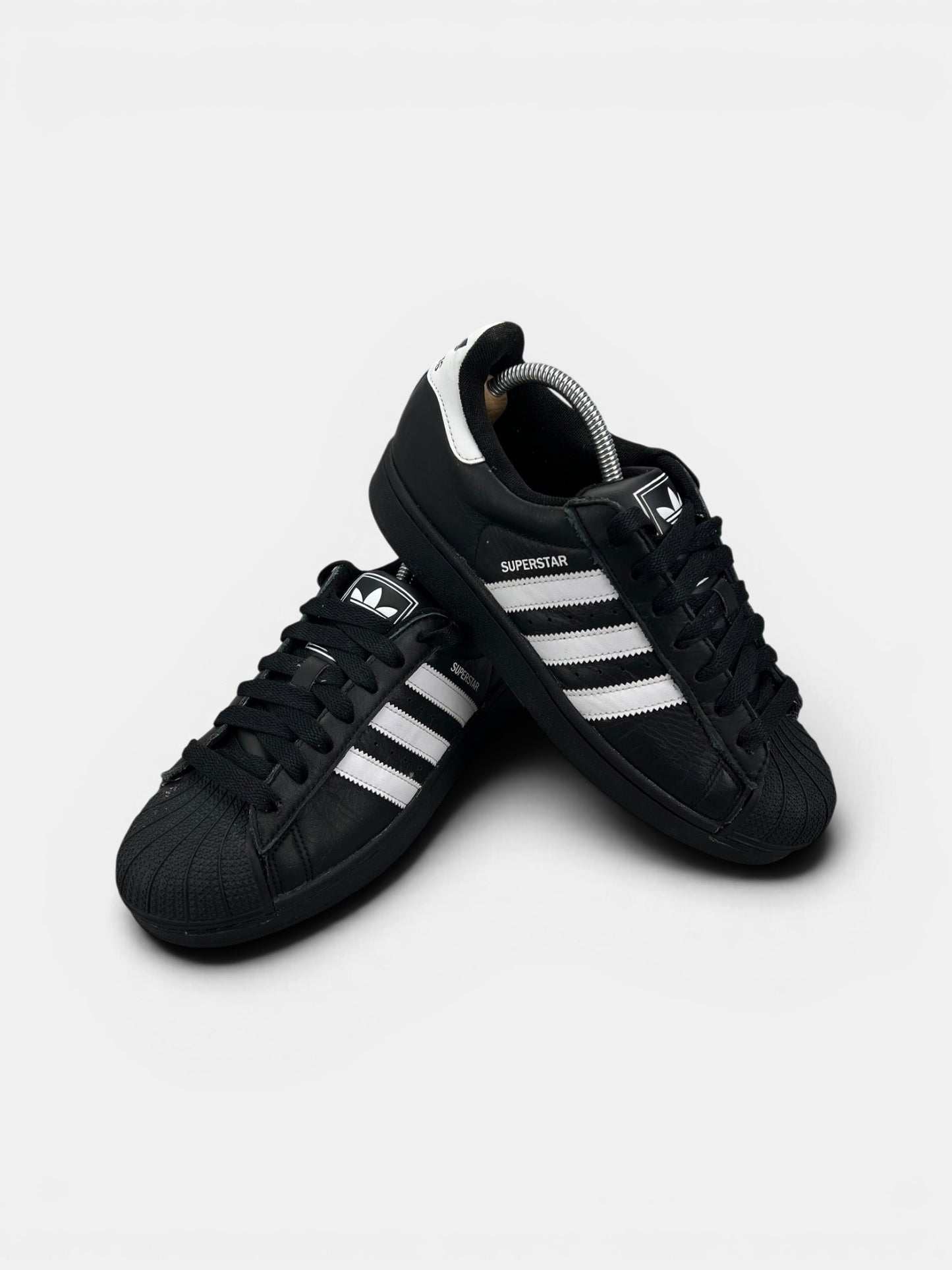 Adidas Superstar II Black White — buty sportowe męskie w bardzo dobrym stanie rozmiar 41 1/3, boczny profil