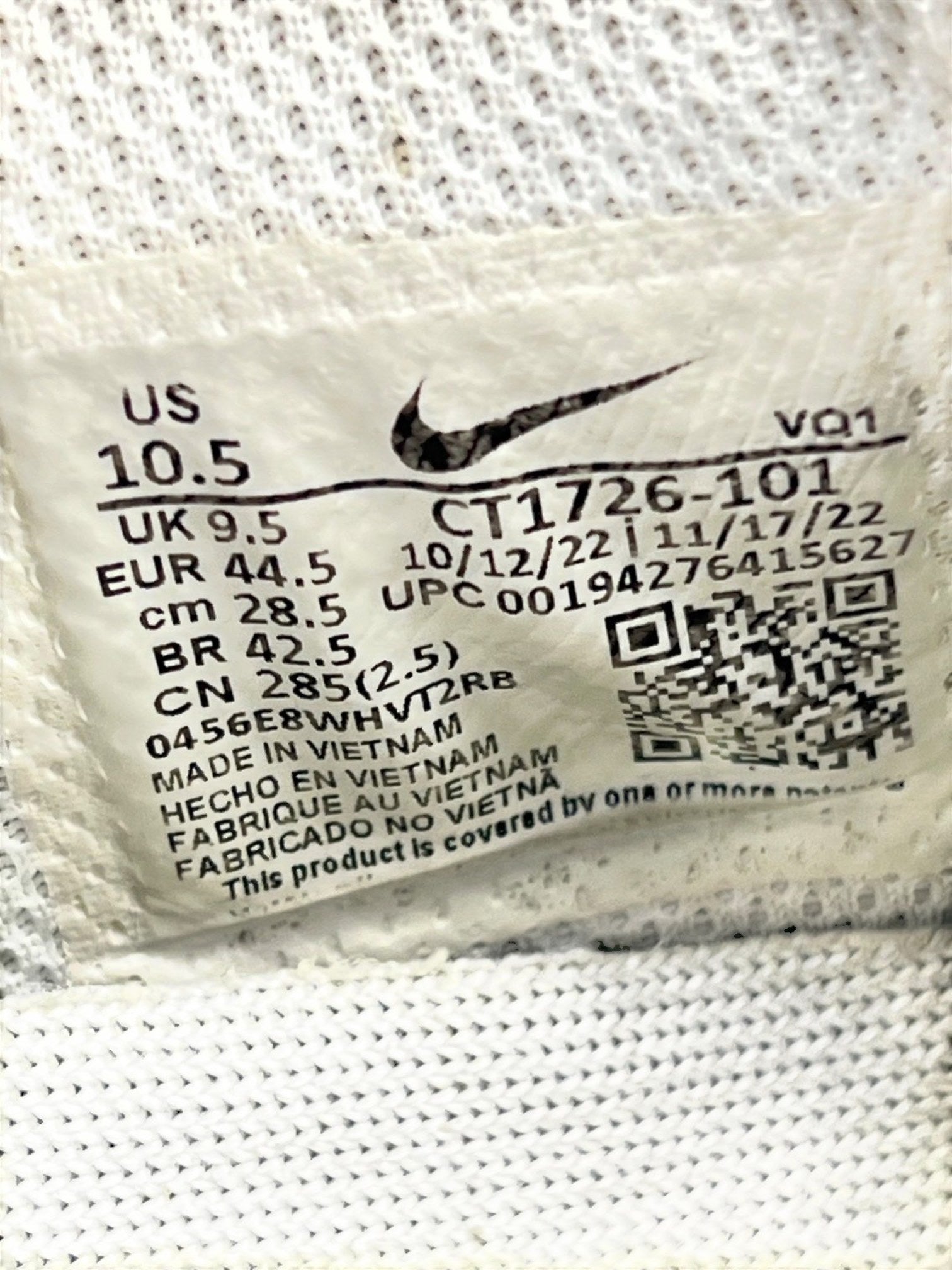 Nike Court Vintage Premium White Gum — buty sportowe męskie w bardzo dobrym stanie rozmiar 44.5, opcjonalne zdjęcie 1